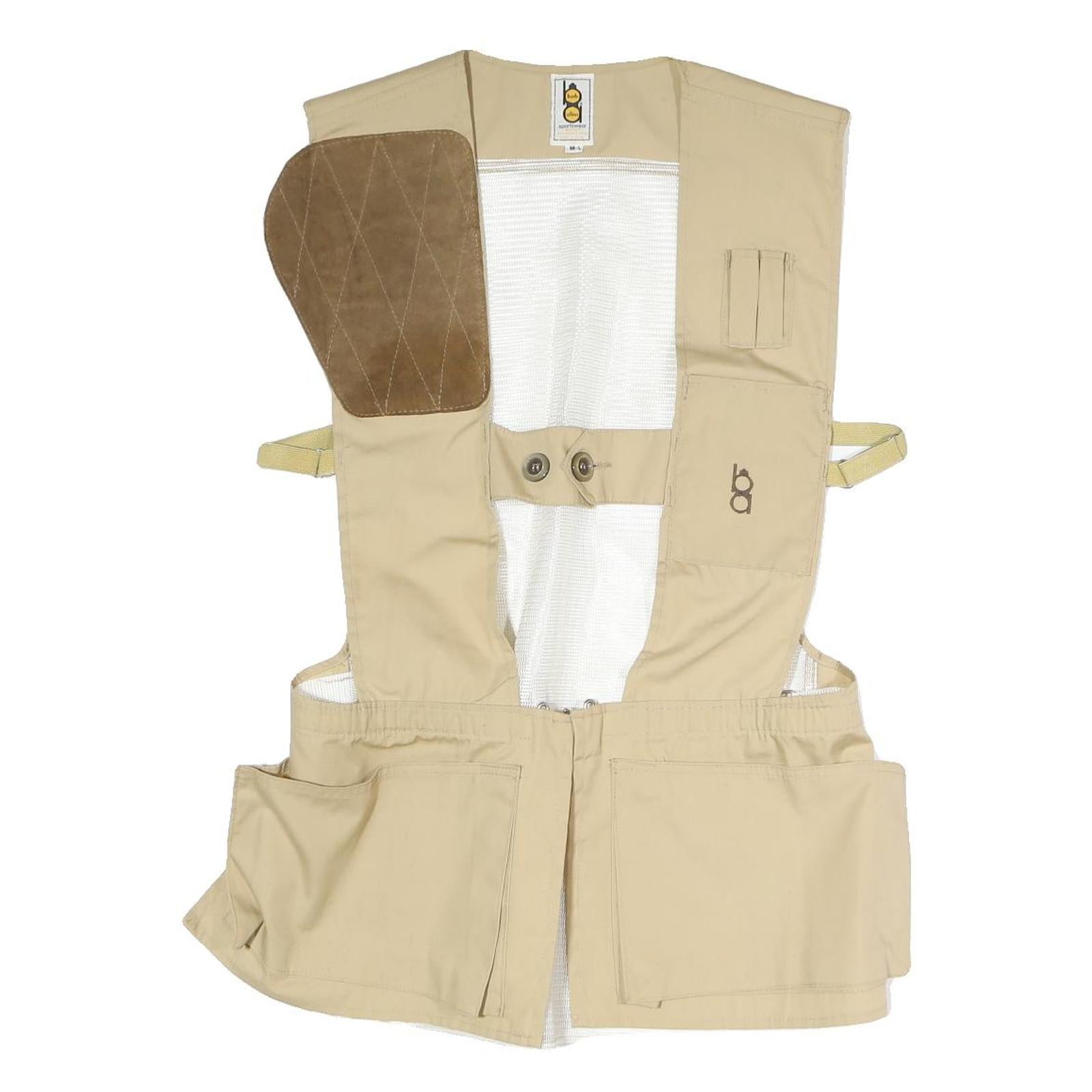 BOB ALLEN Mens Beige Fishing Mesh Button Jacket M Polyester Blend Outdoor Refurbished - N/A refurbished available on Cerqular