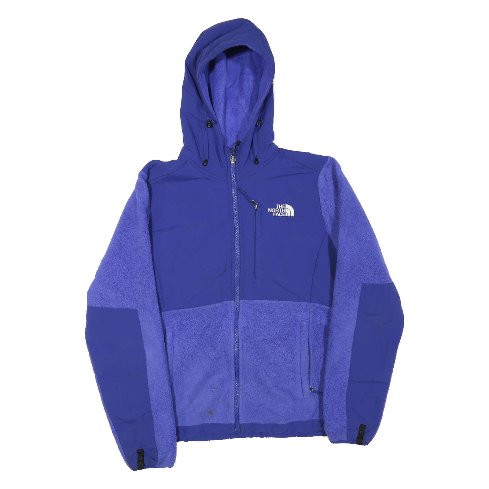 Buy THE NORTH FACE Womens Blue & Purple Fleece Hooded Jacket S Polyester Blend Zip Refurbished - $55.89 THE NORTH FACE Womens Blue & Purple Fleece Hooded Jacket S Polyester Blend Zip Refurbished - N/A refurbished available on Cerqular