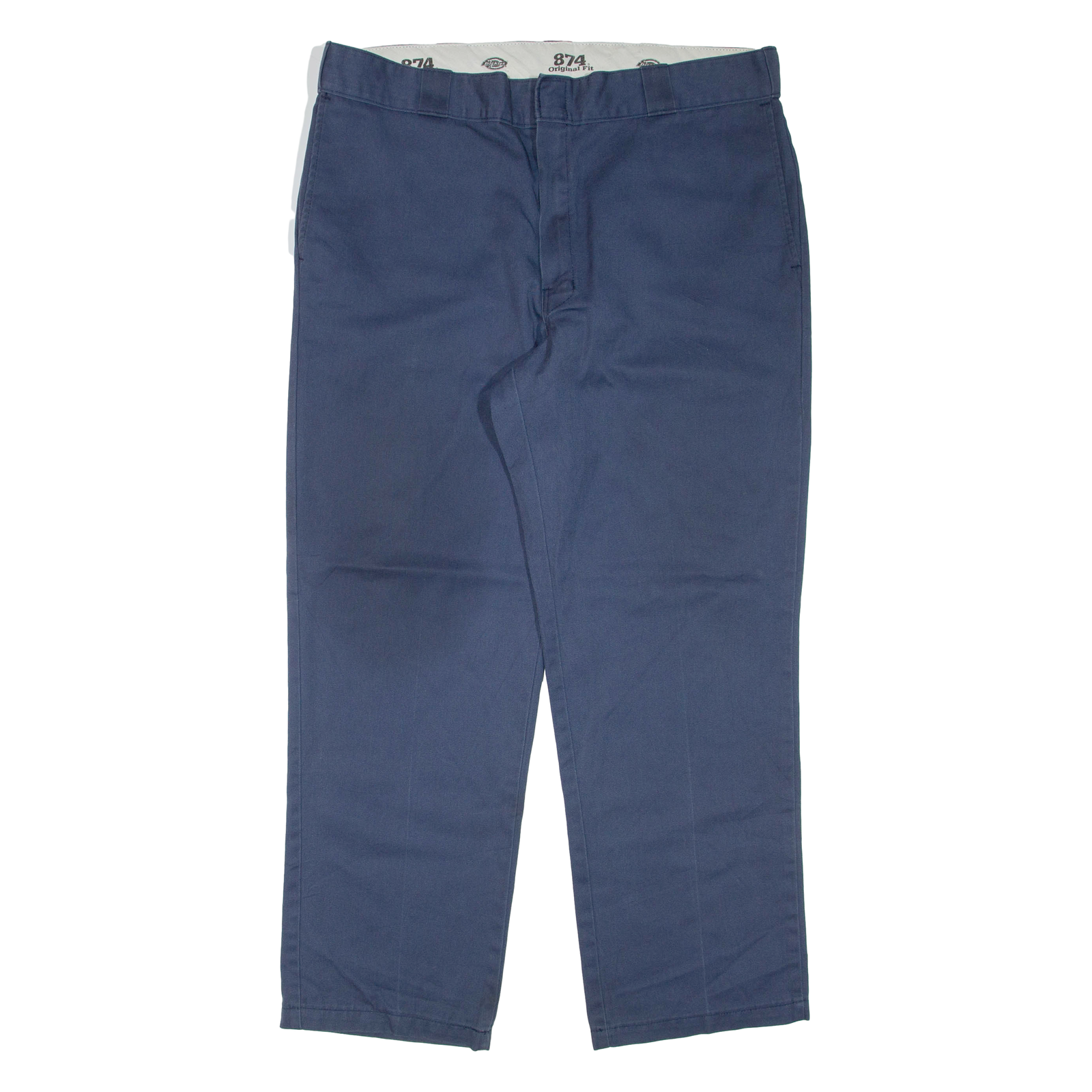 DICKIES Mens Trousers Blue Regular Tapered W36 L30 Refurbished - N/A refurbished available on Cerqular