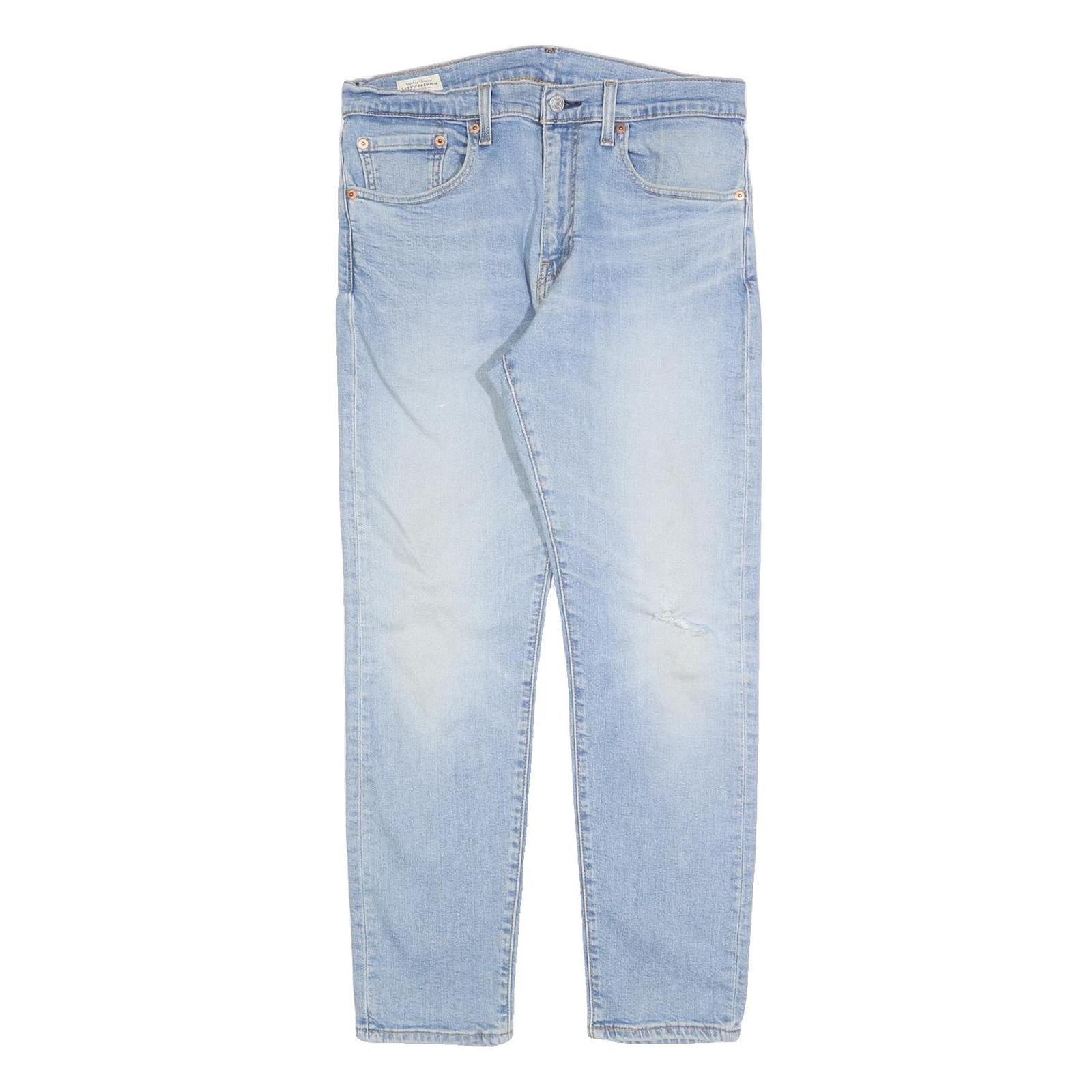 LEVI'S 512 BIG E Mens Slim Light Blue Denim Jeans W32 L30 Cotton Blend Zip Refurbished - N/A refurbished available on Cerqular