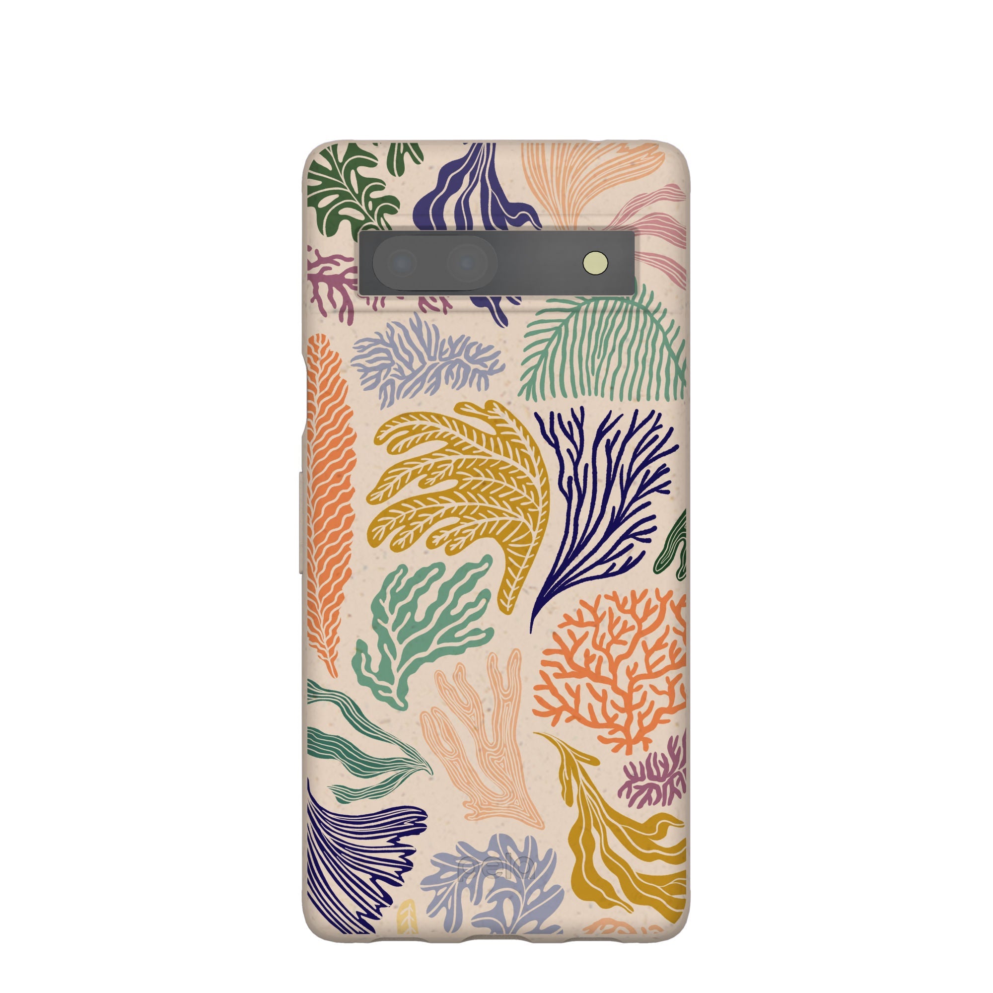 Seashell Coral Dreams Google Pixel 7a Case Refurbished - Pela Case refurbished available on Cerqular