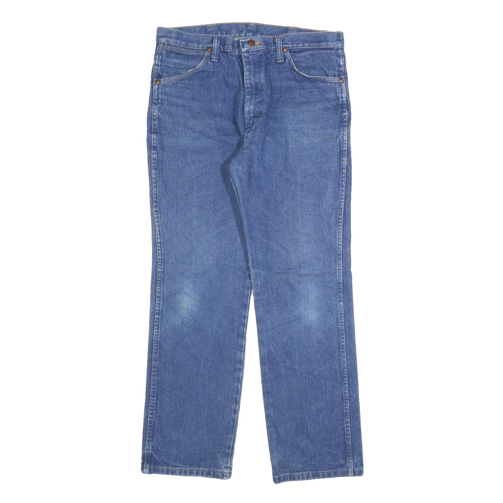 Buy WRANGLER Mens Regular Blue Denim Jeans W34 L30 Classic Cotton Blend Zip Refurbished - $29.89 WRANGLER Mens Regular Blue Denim Jeans W34 L30 Classic Cotton Blend Zip Refurbished - N/A refurbished available on Cerqular