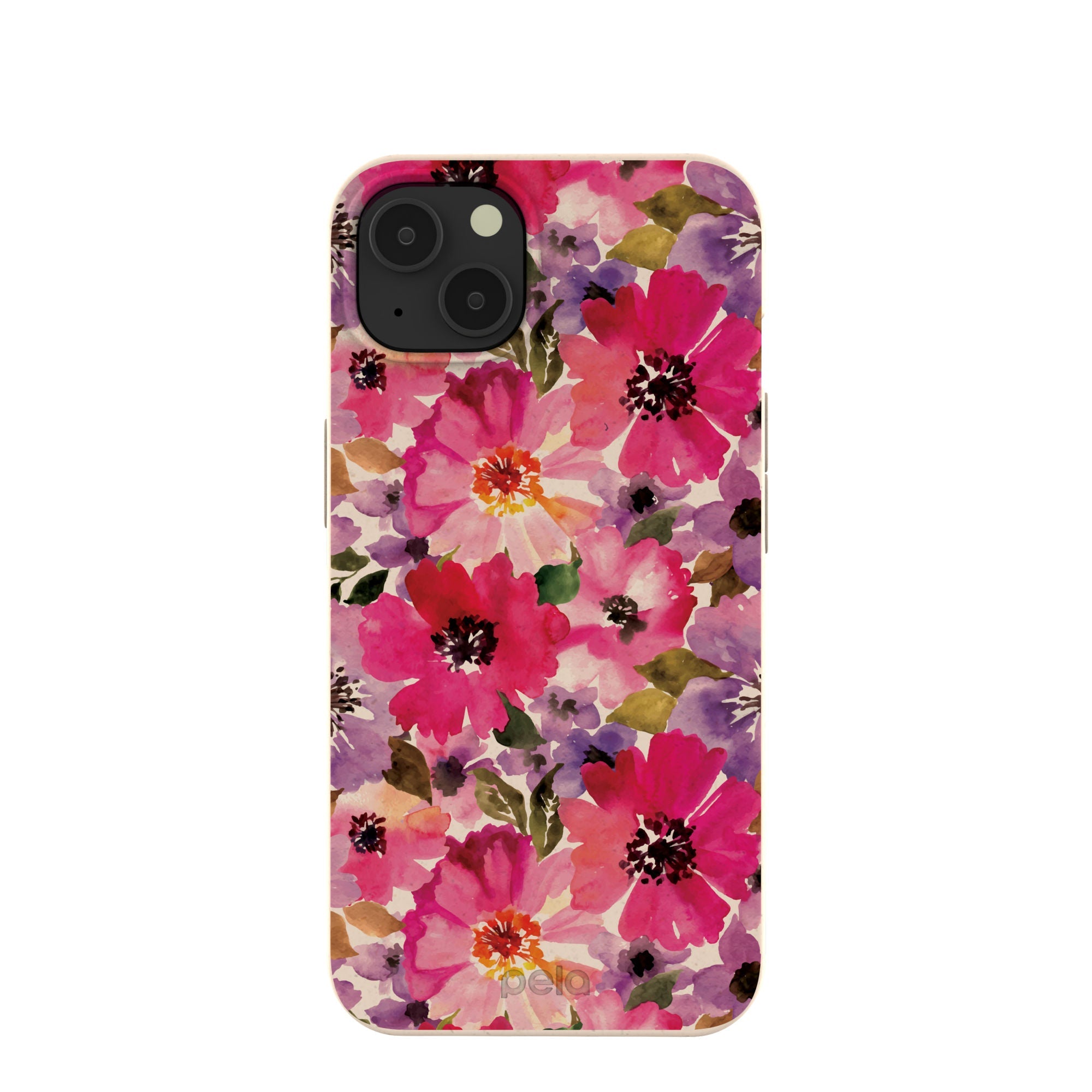 Seashell Painted Petals iPhone 13 Case Refurbished - Pela Case refurbished available on Cerqular