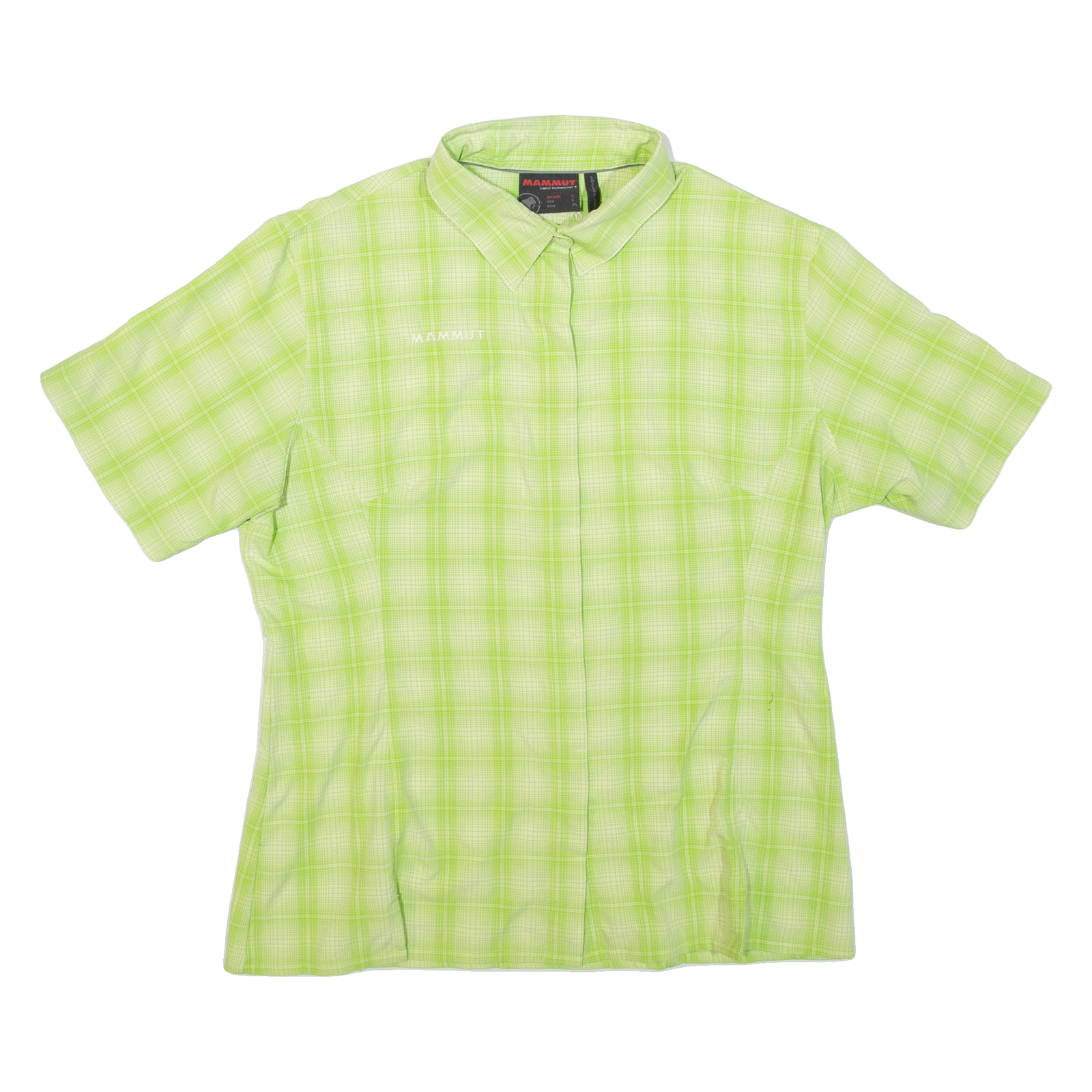 MAMMUT Womens Shirt Green Check L Refurbished - N/A refurbished available on Cerqular