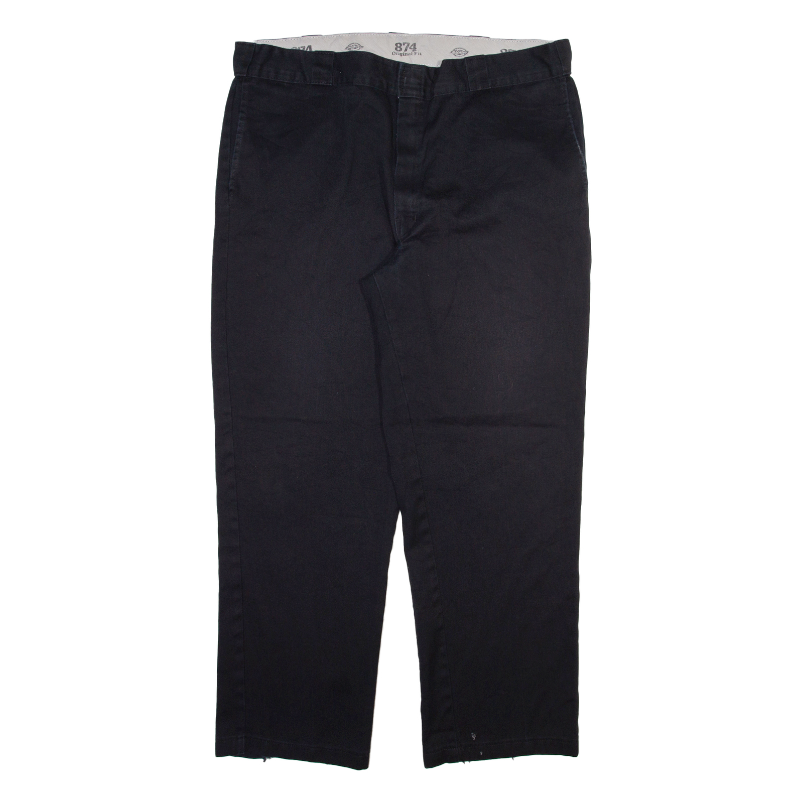 DICKIES 874 Workwear Mens Trousers Black Regular Straight W38 L28 Refurbished - N/A refurbished available on Cerqular