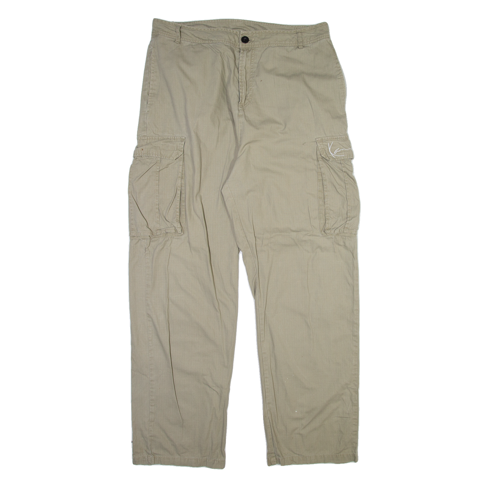 Buy KARL KANI Cargo Mens Trousers Beige Relaxed Straight W37 L31 Refurbished - $41.59 KARL KANI Cargo Mens Trousers Beige Relaxed Straight W37 L31 Refurbished - N/A refurbished available on Cerqular