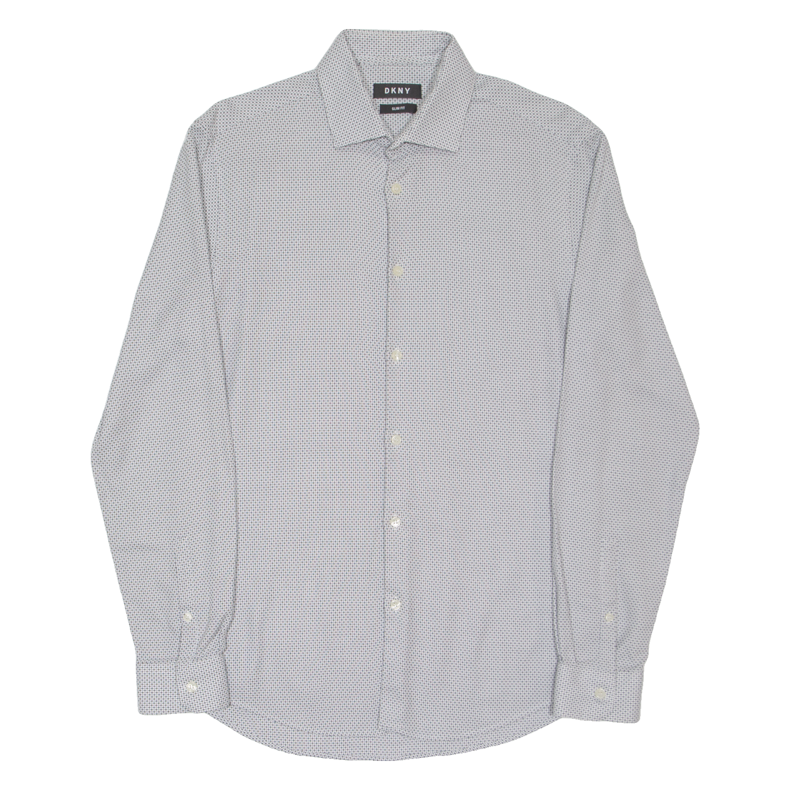 Buy DKNY Slim Fit Mens Shirt White Spotted Long Sleeve M Refurbished - $17.15 DKNY Slim Fit Mens Shirt White Spotted Long Sleeve M Refurbished - N/A refurbished available on Cerqular