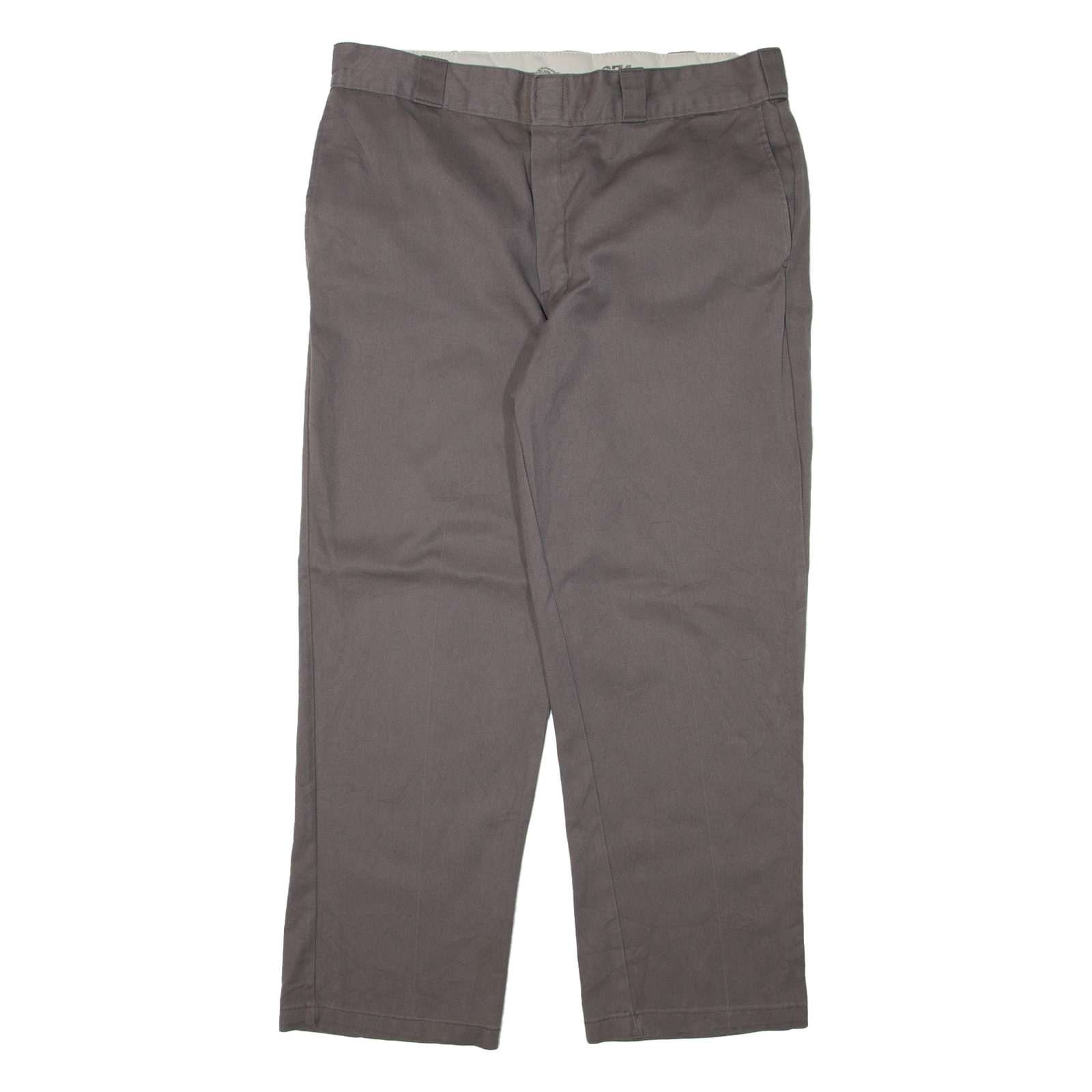 DICKIES Workwear Mens Trousers Grey Regular Straight W38 L30 Refurbished - N/A refurbished available on Cerqular