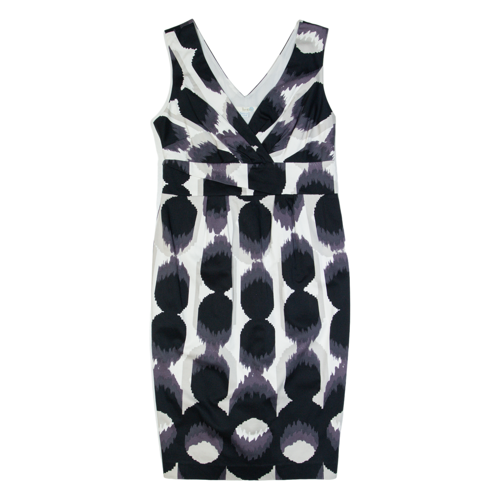 BODEN Womens Pencil Dress White Spotted Sleeveless Knee Length UK 10 Refurbished - N/A refurbished available on Cerqular
