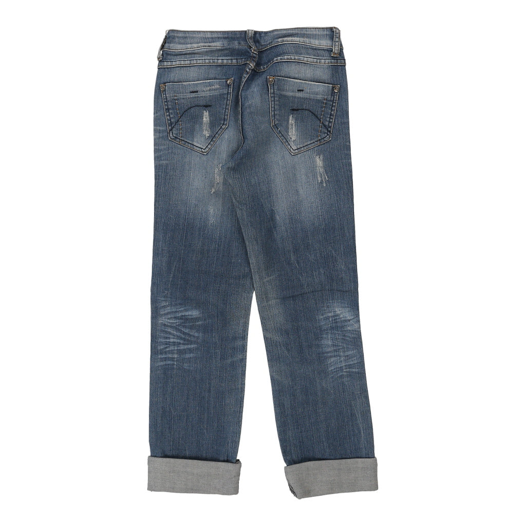 Unbranded Jeans - Medium Blue Cotton Refurbished - Thrifted (note: this is a term often used to describe second- refurbished available on Cerqular