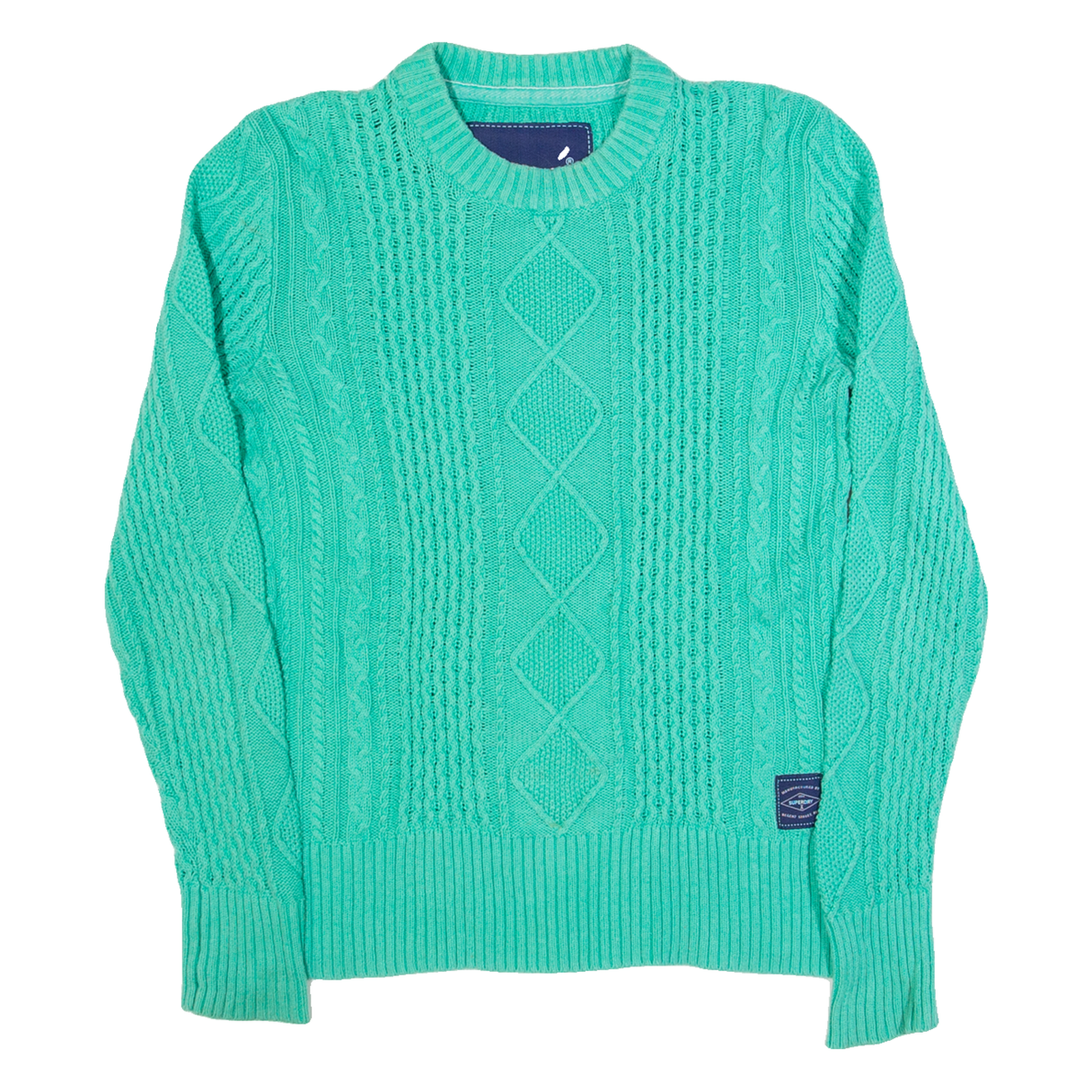 Buy SUPERDRY Womens Jumper Green Cable Knit XS Refurbished - $53.29 SUPERDRY Womens Jumper Green Cable Knit XS Refurbished - N/A refurbished available on Cerqular