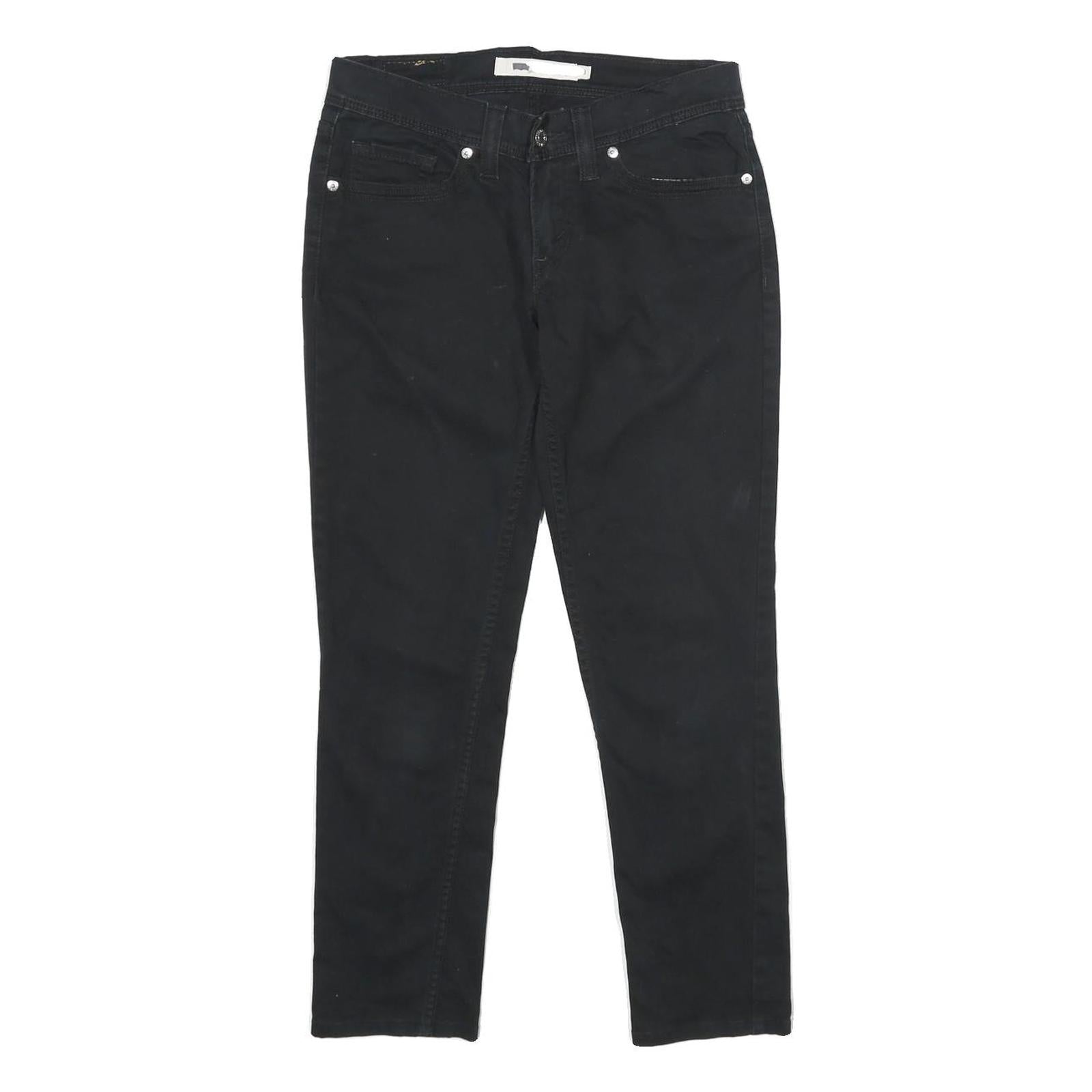 LEVI'S 524 Skinny Womens Jeans Black Slim Denim W26 L26 Stylish Zip Cotton Blend Refurbished - N/A refurbished available on Cerqular