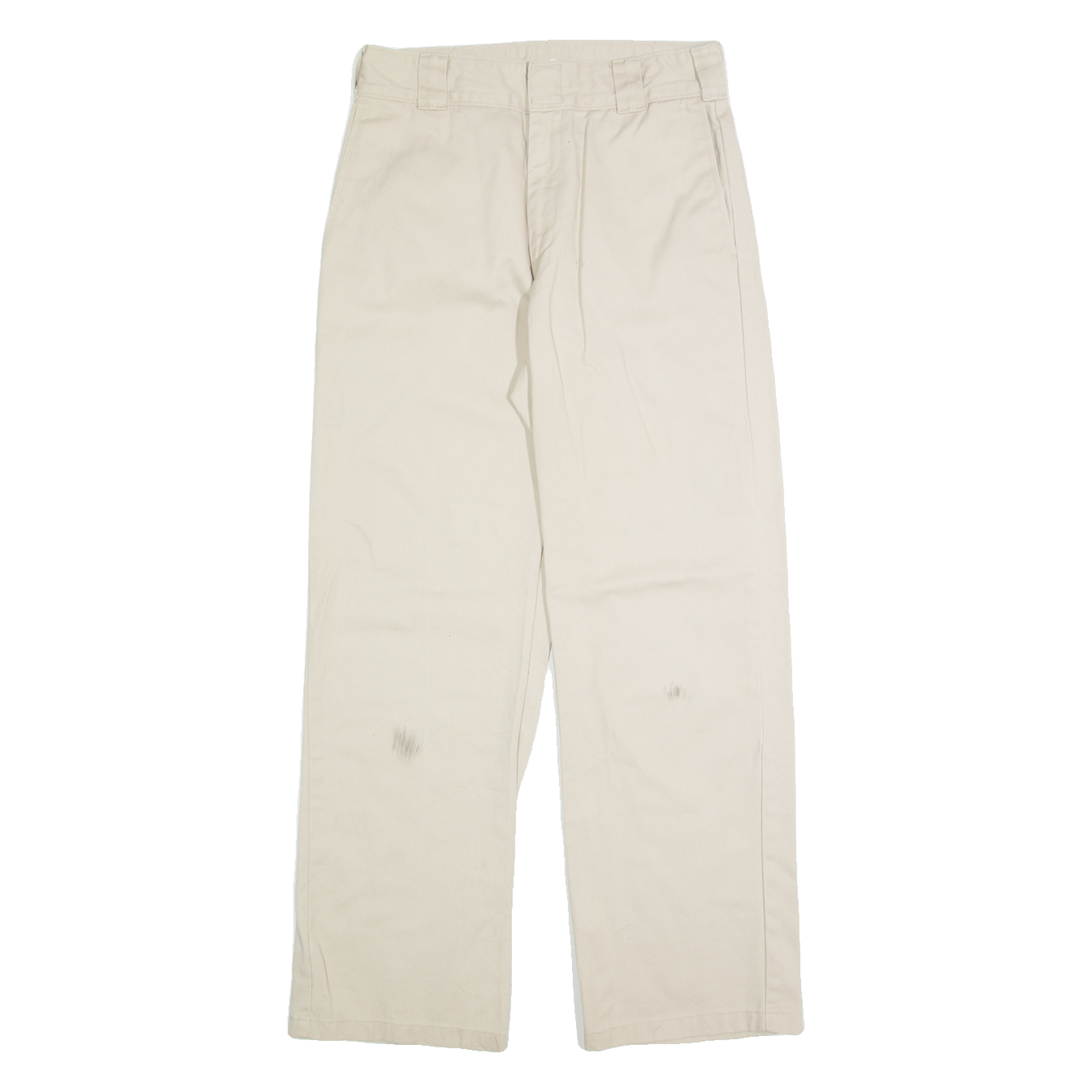 DICKIES Mens Trousers Beige Regular Straight W20 L28 Refurbished - N/A refurbished available on Cerqular
