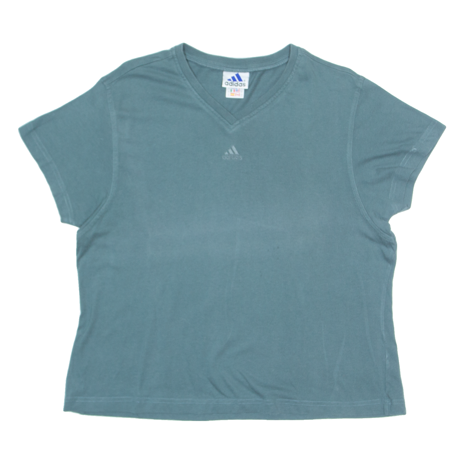 Buy ADIDAS Womens T-Shirt Green V-Neck UK 20 Refurbished - $15.59 ADIDAS Womens T-Shirt Green V-Neck UK 20 Refurbished - N/A refurbished available on Cerqular