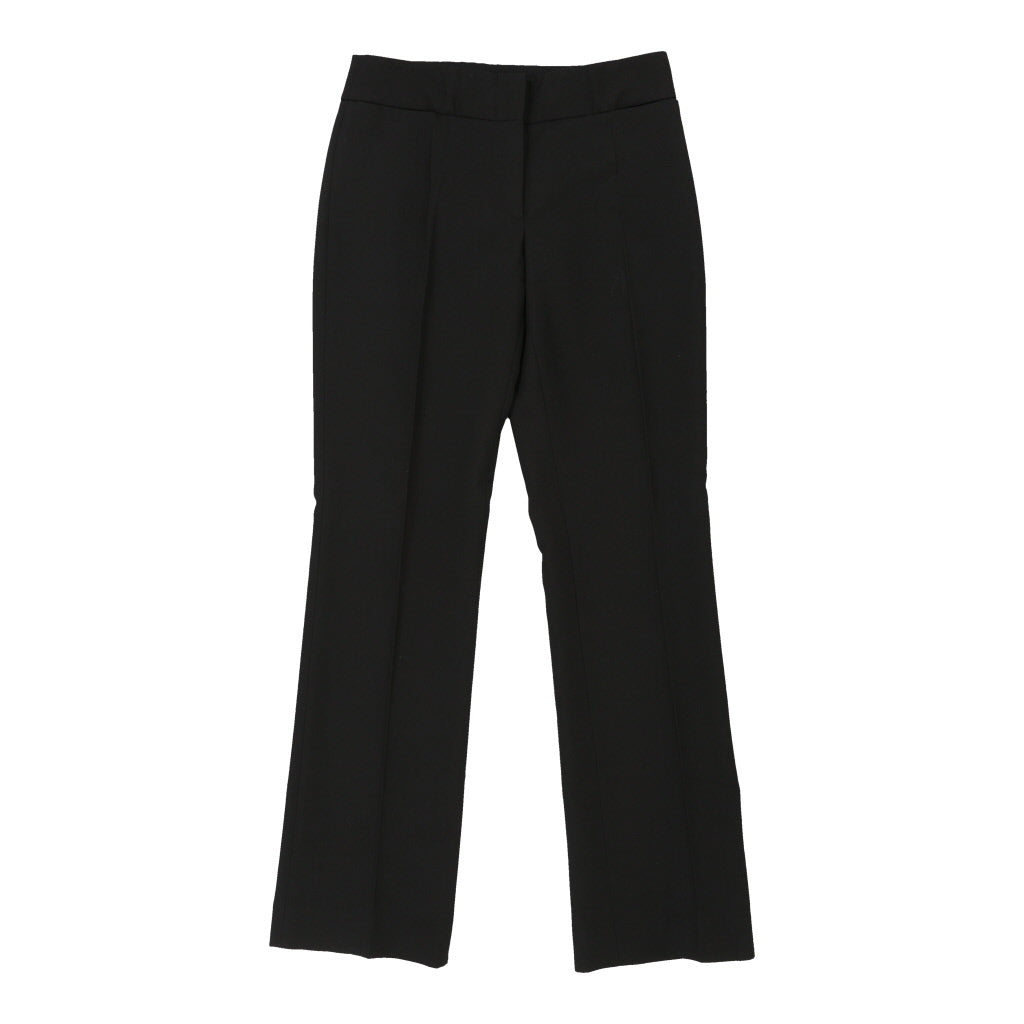 Moschino Trousers - 32W UK 12 Black Cotton | Size: UK 12 Refurbished - N/A (Preloved Designer is not a specific brand, it refurbished available on Cerqular