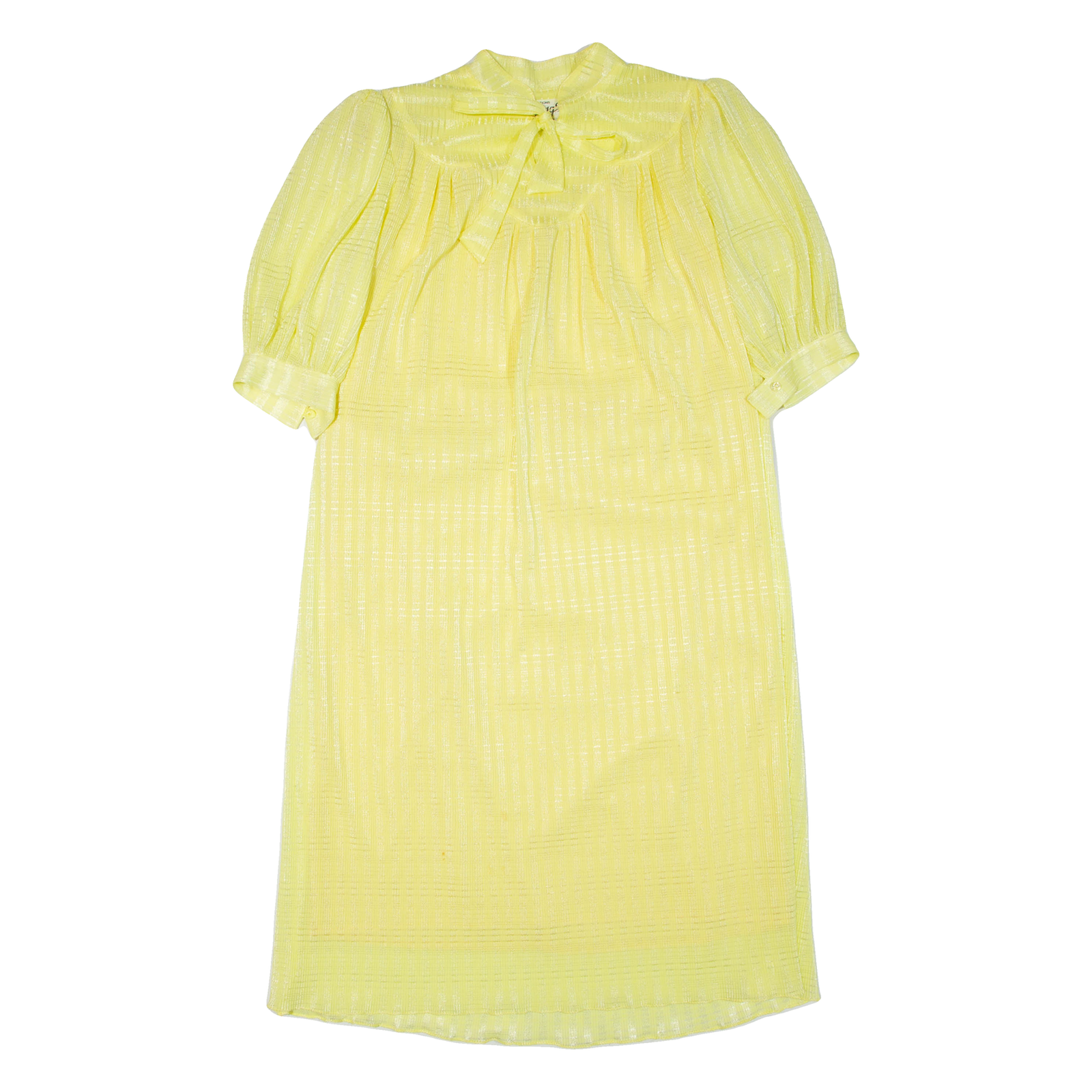 Womens Day Dress Yellow Short Sleeve Knee Length L Refurbished - N/A refurbished available on Cerqular
