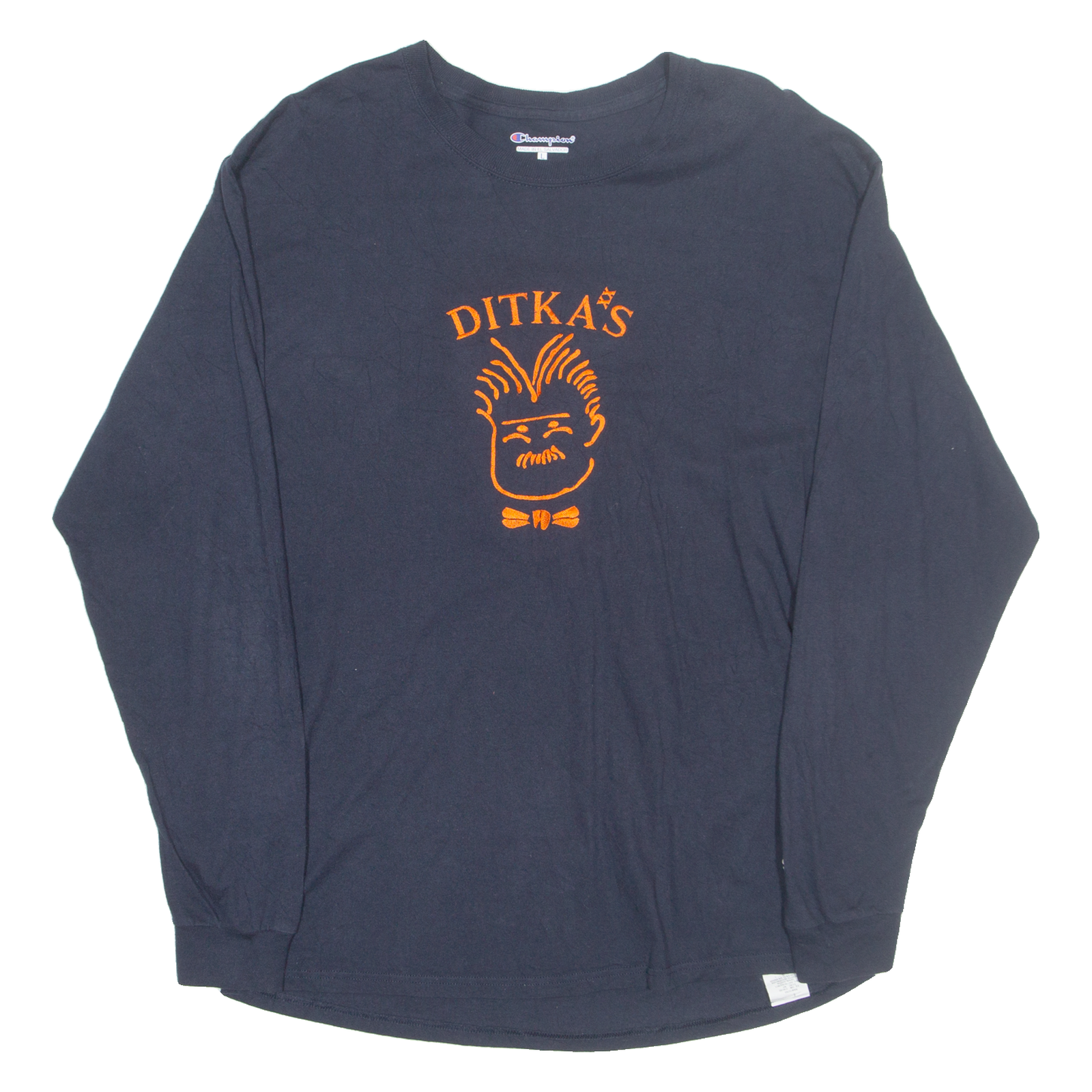 CHAMPION Mens T-Shirt Blue Long Sleeve L Refurbished - N/A refurbished available on Cerqular
