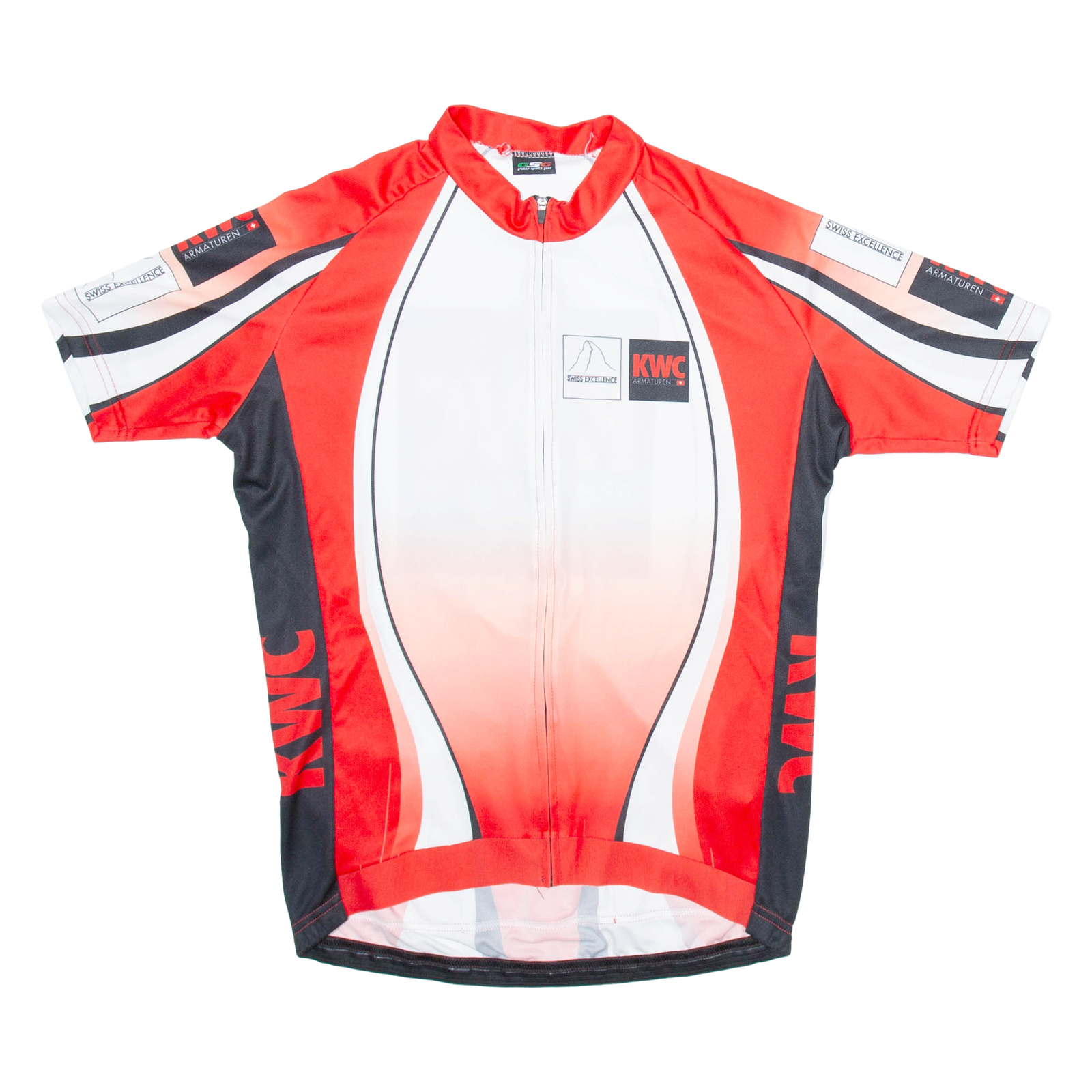 GLOBAL SPORTS GEAR Full Zip Cycling Mens Jersey Red XL Refurbished - N/A refurbished available on Cerqular