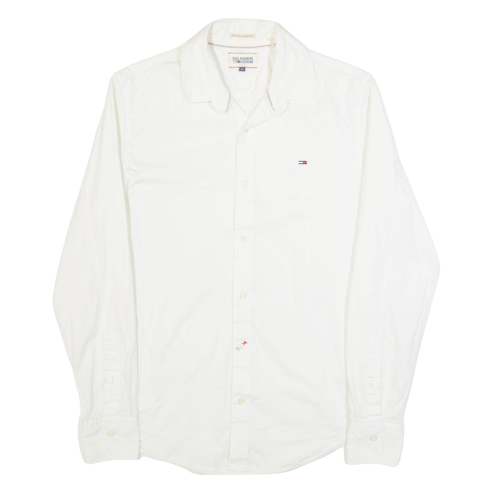 TOMMY HILFIGER Mens Plain Shirt White Long Sleeve M Refurbished - N/A refurbished available on Cerqular