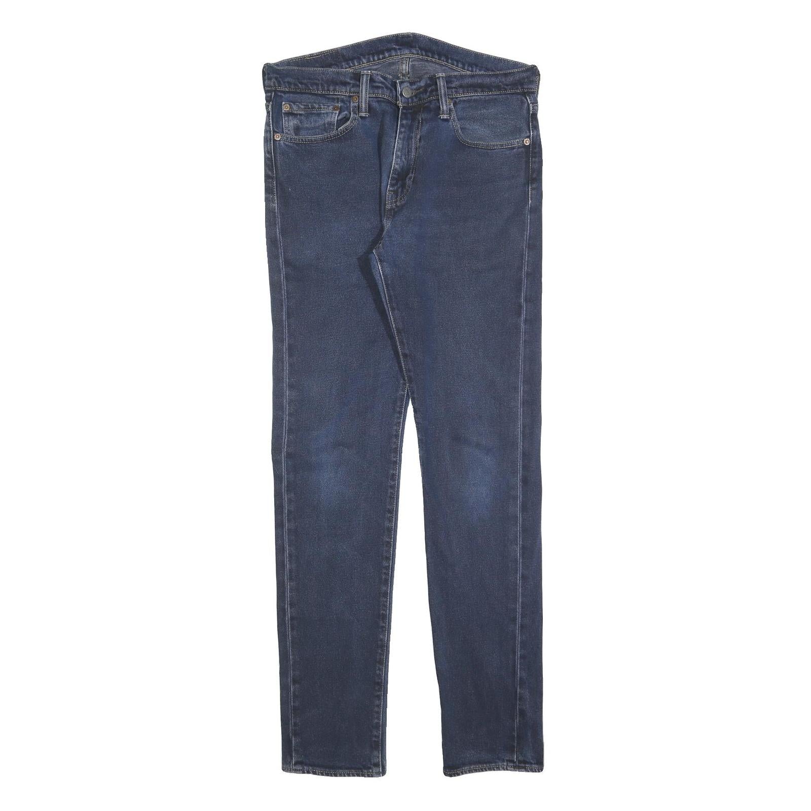 LEVI'S 510 Mens Jeans Blue Slim Skinny Denim Medium W31 L34 Zip Closure Refurbished - N/A refurbished available on Cerqular
