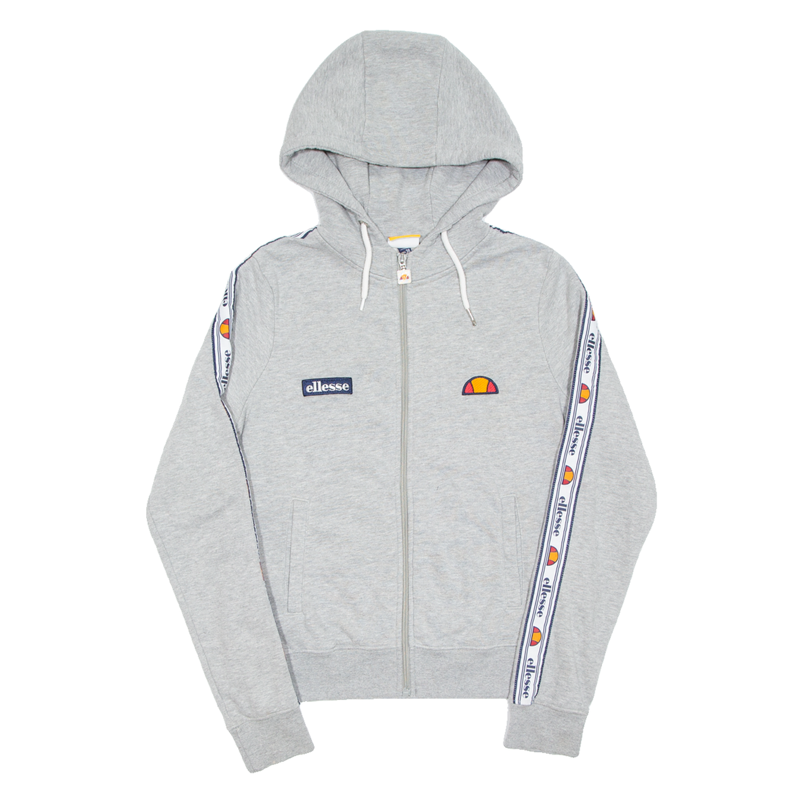 ELLESSE Womens Grey Hoodie Full Zip UK 10 Refurbished - N/A refurbished available on Cerqular
