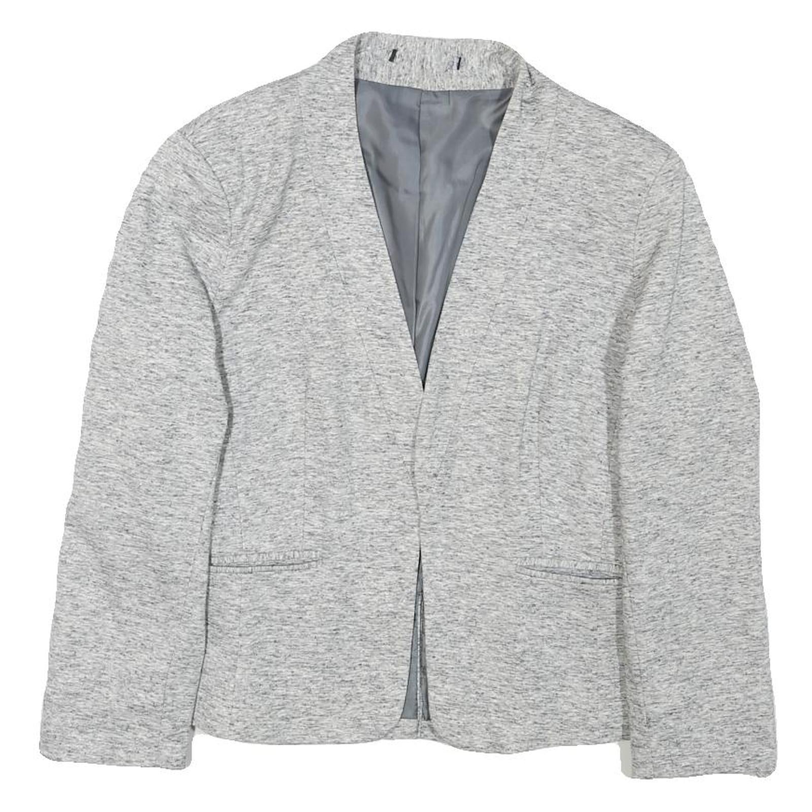 Buy Womens Grey Classic Jacket XS Polyester Blend Plain Stylish Lightweight Refurbished - $48.09 Womens Grey Classic Jacket XS Polyester Blend Plain Stylish Lightweight Refurbished - N/A refurbished available on Cerqular