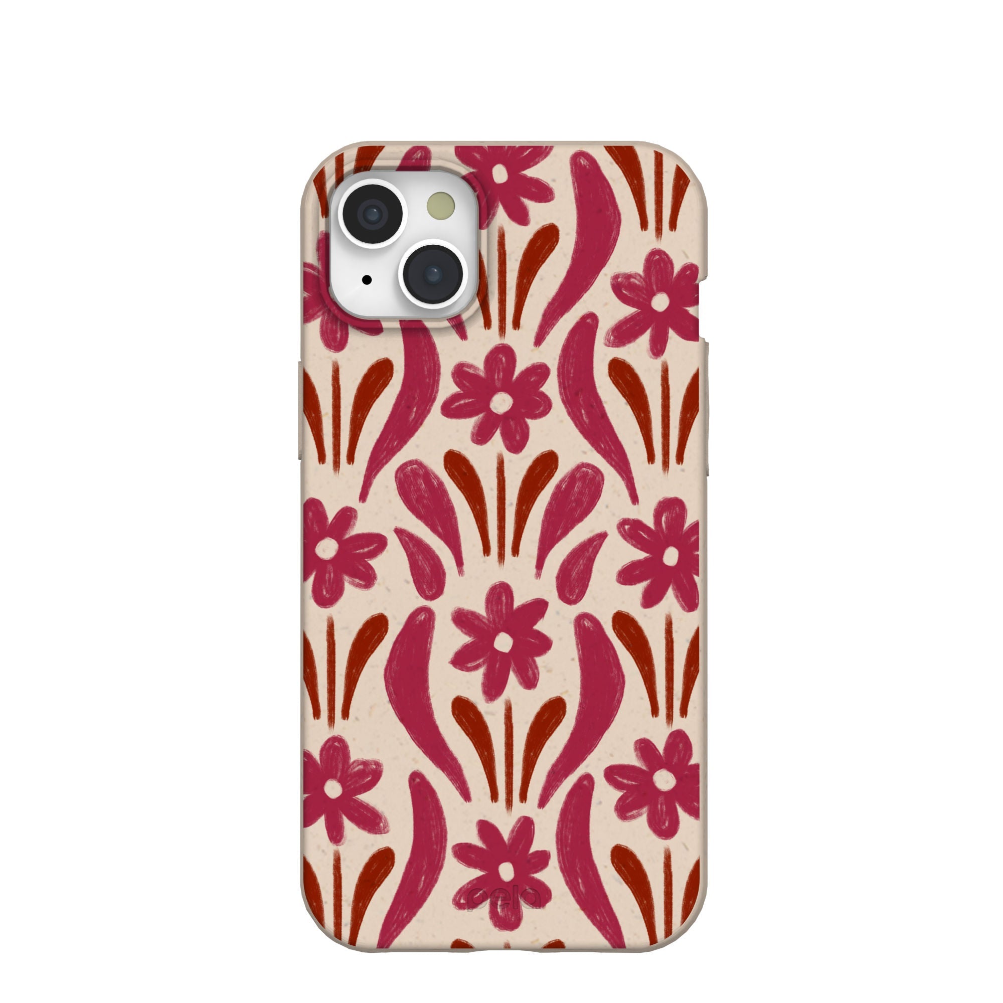 Seashell Flower Stack iPhone 15 Plus Case Refurbished - Pela Case refurbished available on Cerqular