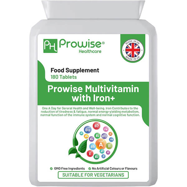 Buy Multivitamin & Iron 180 Tablets (6 Months Dose) Immune Support | Suitable for Vegetarians | Made In UK by Prowise Refurbished - $24.73 Multivitamin & Iron 180 Tablets (6 Months Dose) Immune Support | Suitable for Vegetarians | Made In UK by Prowise Refurbished - Prowise Healthcare refurbished available on Cerqular