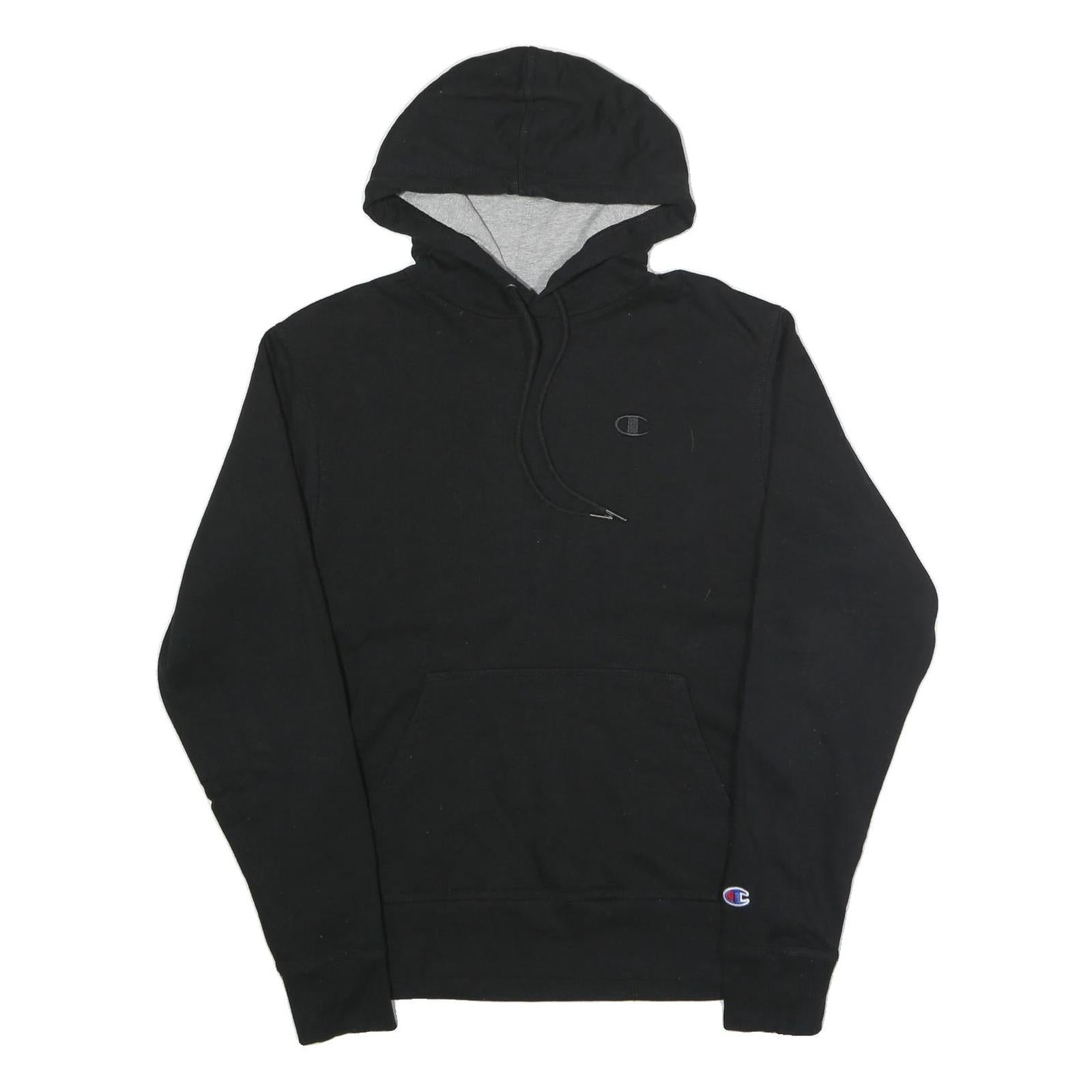 Buy CHAMPION Mens Black Hoodie S Cotton Blend Pullover Drawstring Hoodie Refurbished - $33.79 CHAMPION Mens Black Hoodie S Cotton Blend Pullover Drawstring Hoodie Refurbished - N/A refurbished available on Cerqular