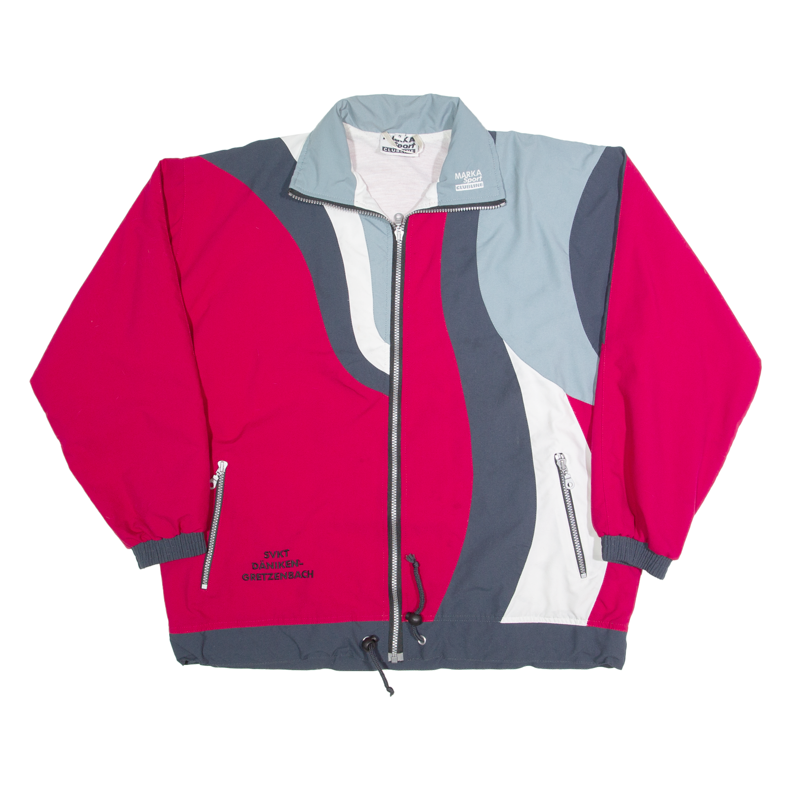 MARKA SPORT CLUBLINE Mens Shell Jacket Red 90s S Refurbished - N/A refurbished available on Cerqular