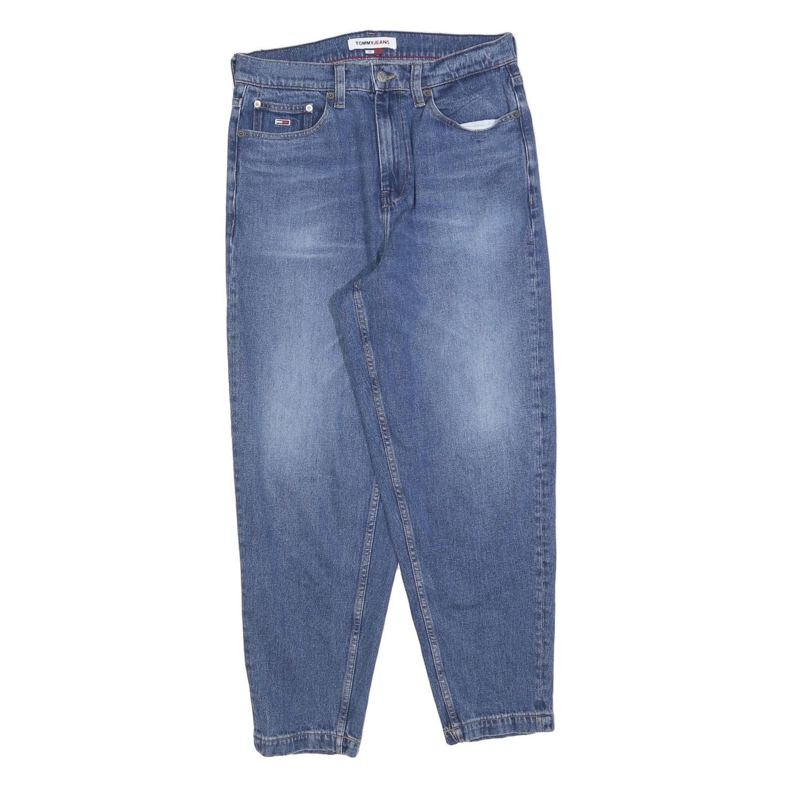 TOMMY HILFIGER Womens Regular Blue Denim Light W29 L27 Jeans Classic Cotton Refurbished - N/A refurbished available on Cerqular