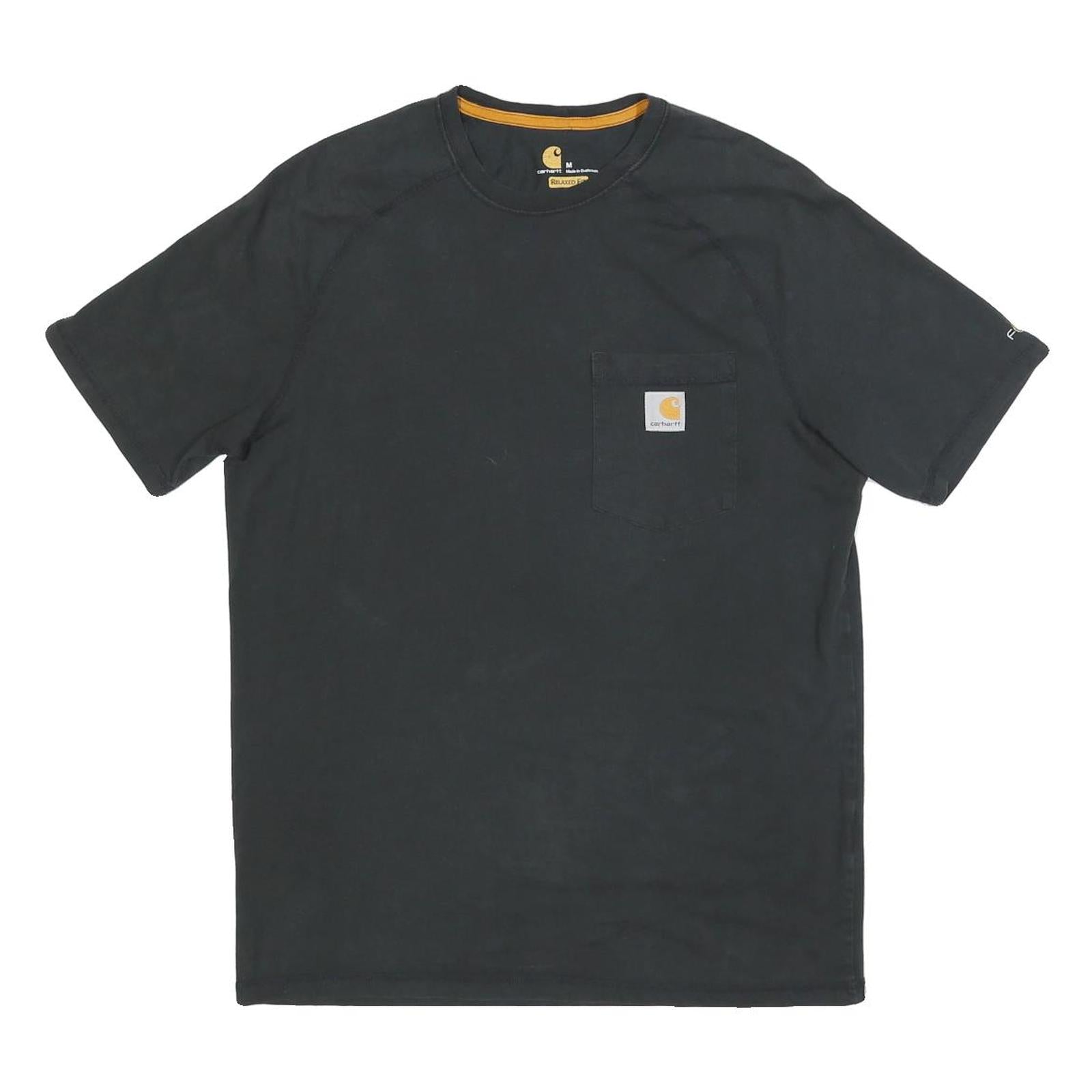 CARHARTT Mens Black Pocket T-Shirt M Short Sleeve Crew Neck Relaxed Fit Refurbished - N/A refurbished available on Cerqular