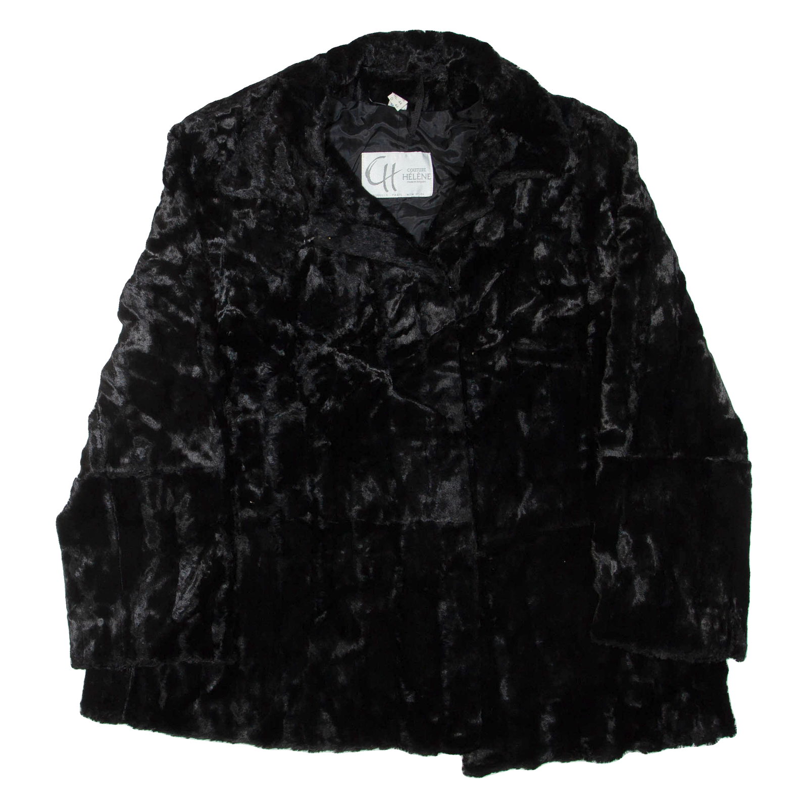 COUTURE HELENE Womens Jacket Black Viscose UK 18 Refurbished - N/A refurbished available on Cerqular