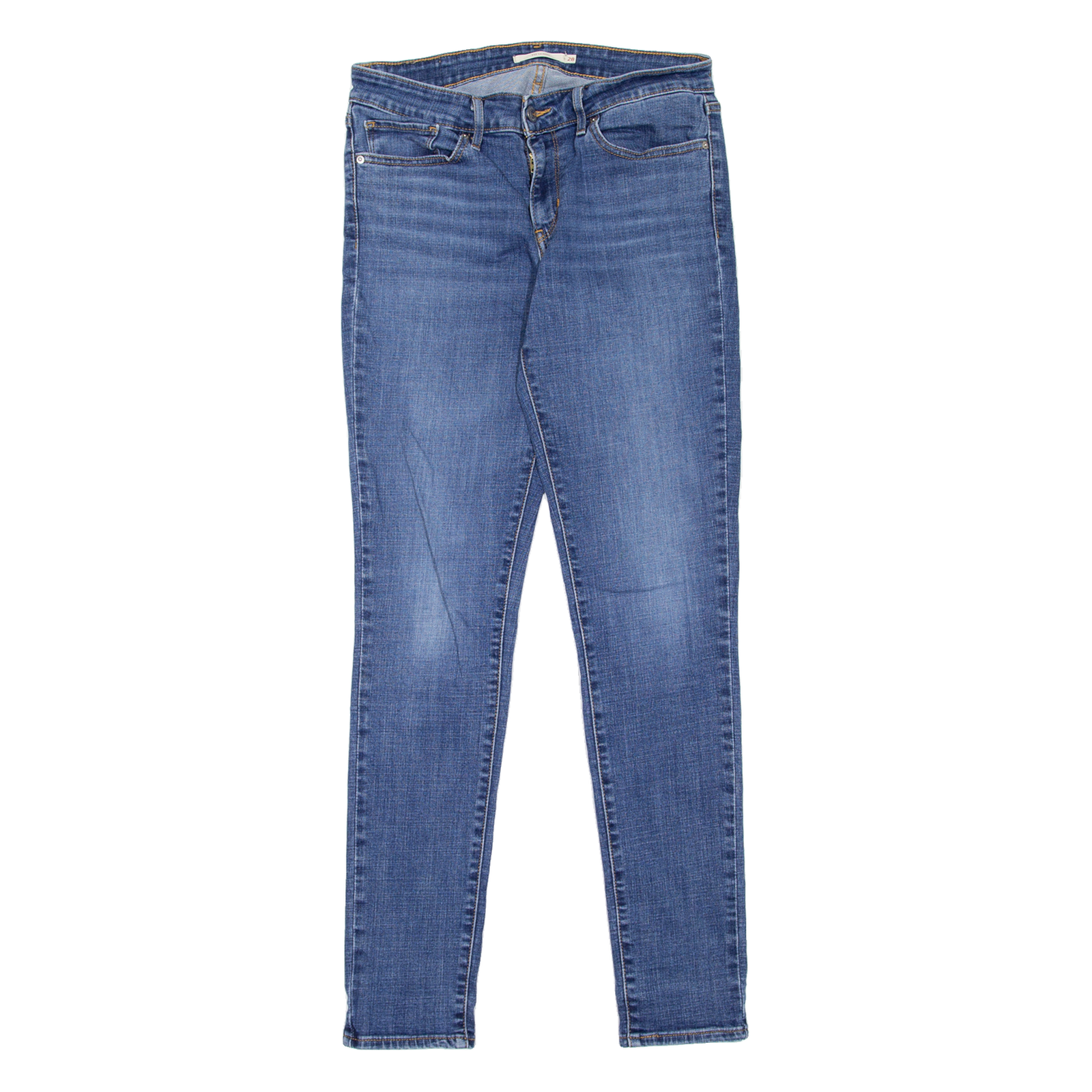 LEVI'S 711 Womens Jeans Blue Slim Skinny Stone Wash W28 L32 Refurbished - N/A refurbished available on Cerqular