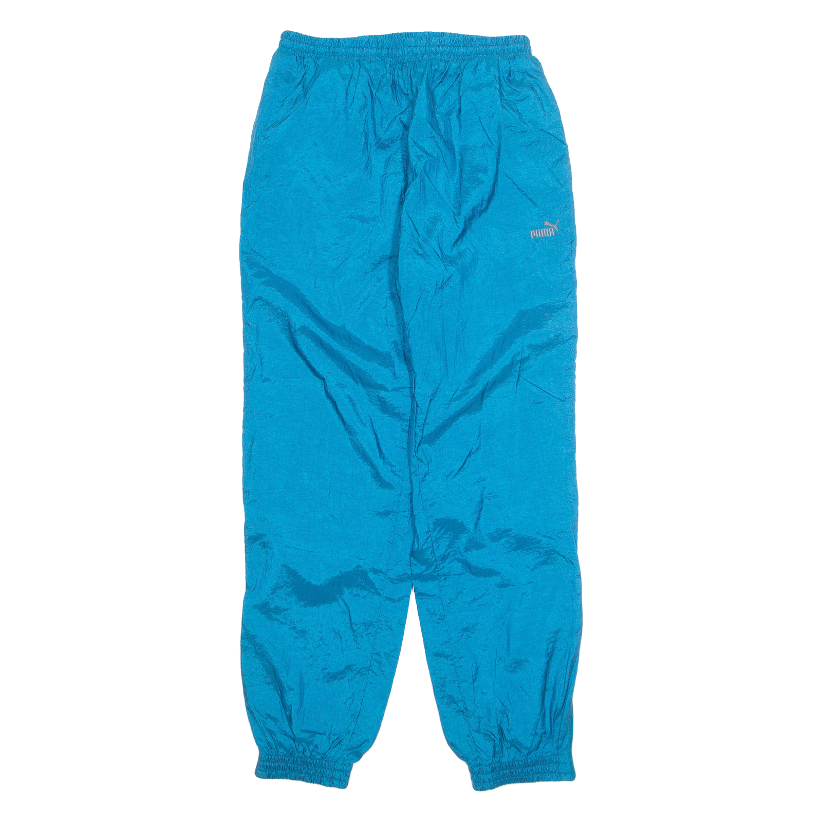 PUMA Mens Track Pants Blue 90s Tapered M W24 L31 Refurbished - N/A refurbished available on Cerqular