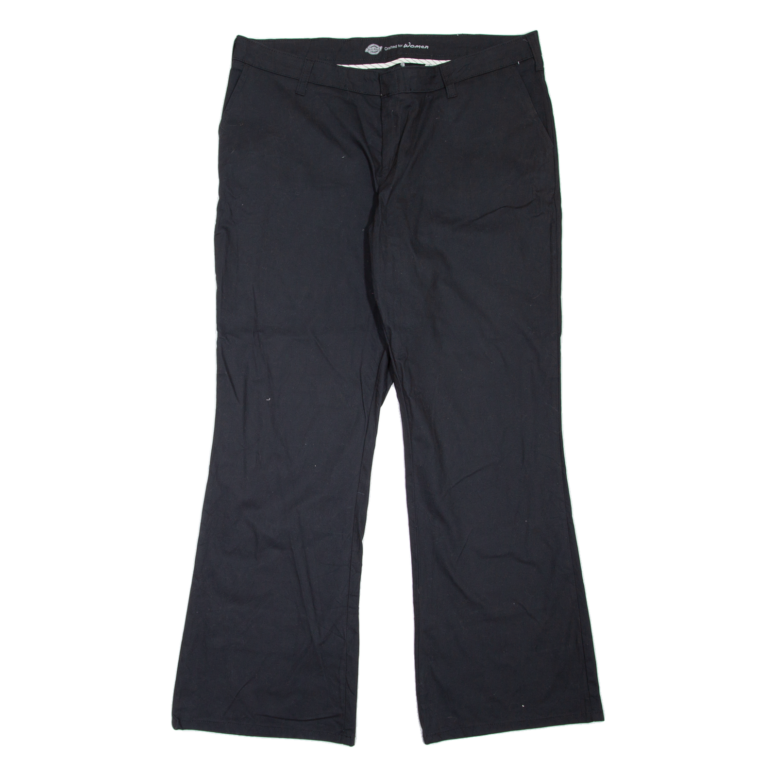 DICKIES Workwear Womens Trousers Black Slim Bootcut W38 L31 Refurbished - N/A refurbished available on Cerqular