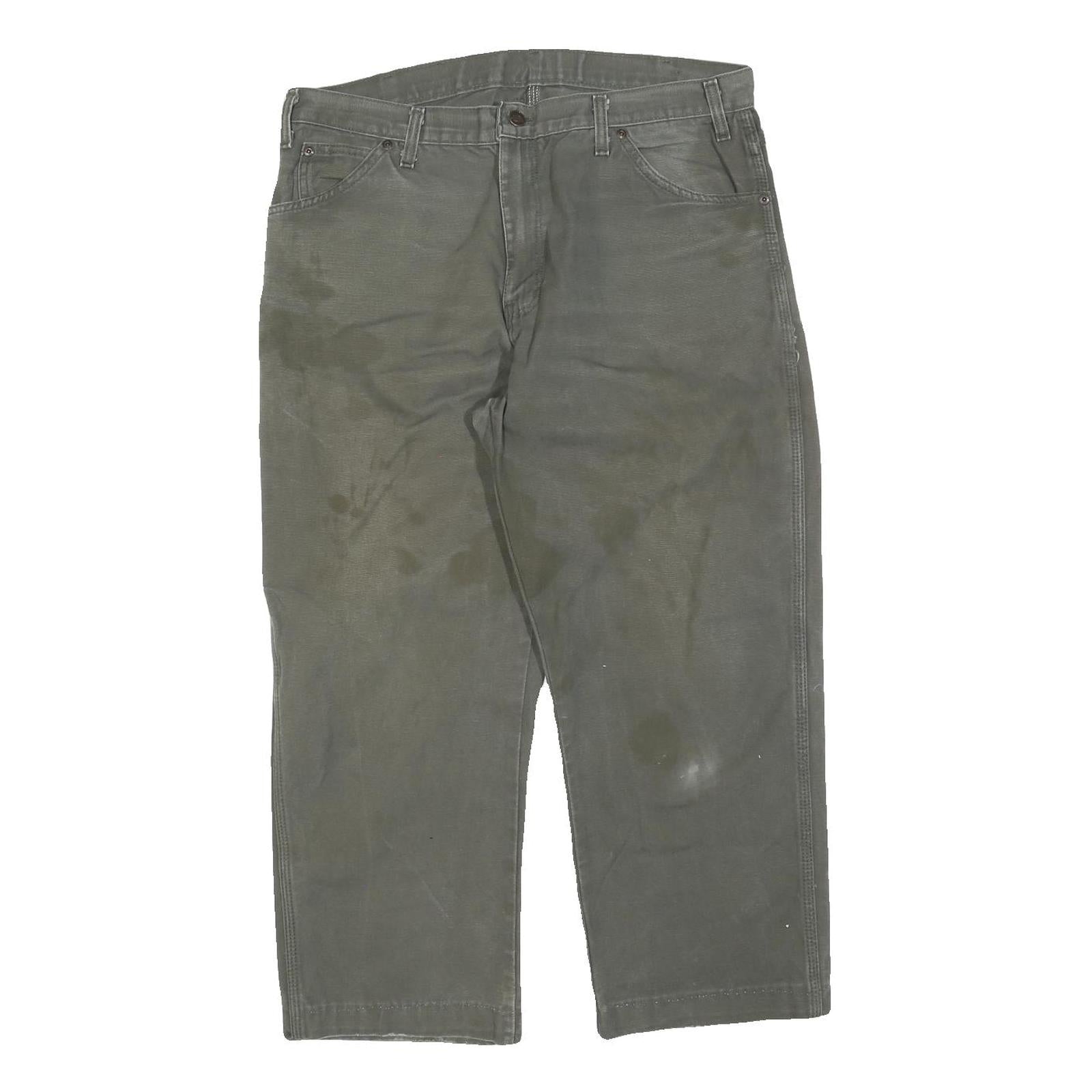 DICKIES Mens Jeans Green Relaxed Straight Denim W36 L25 Casual Workwear Refurbished - N/A refurbished available on Cerqular