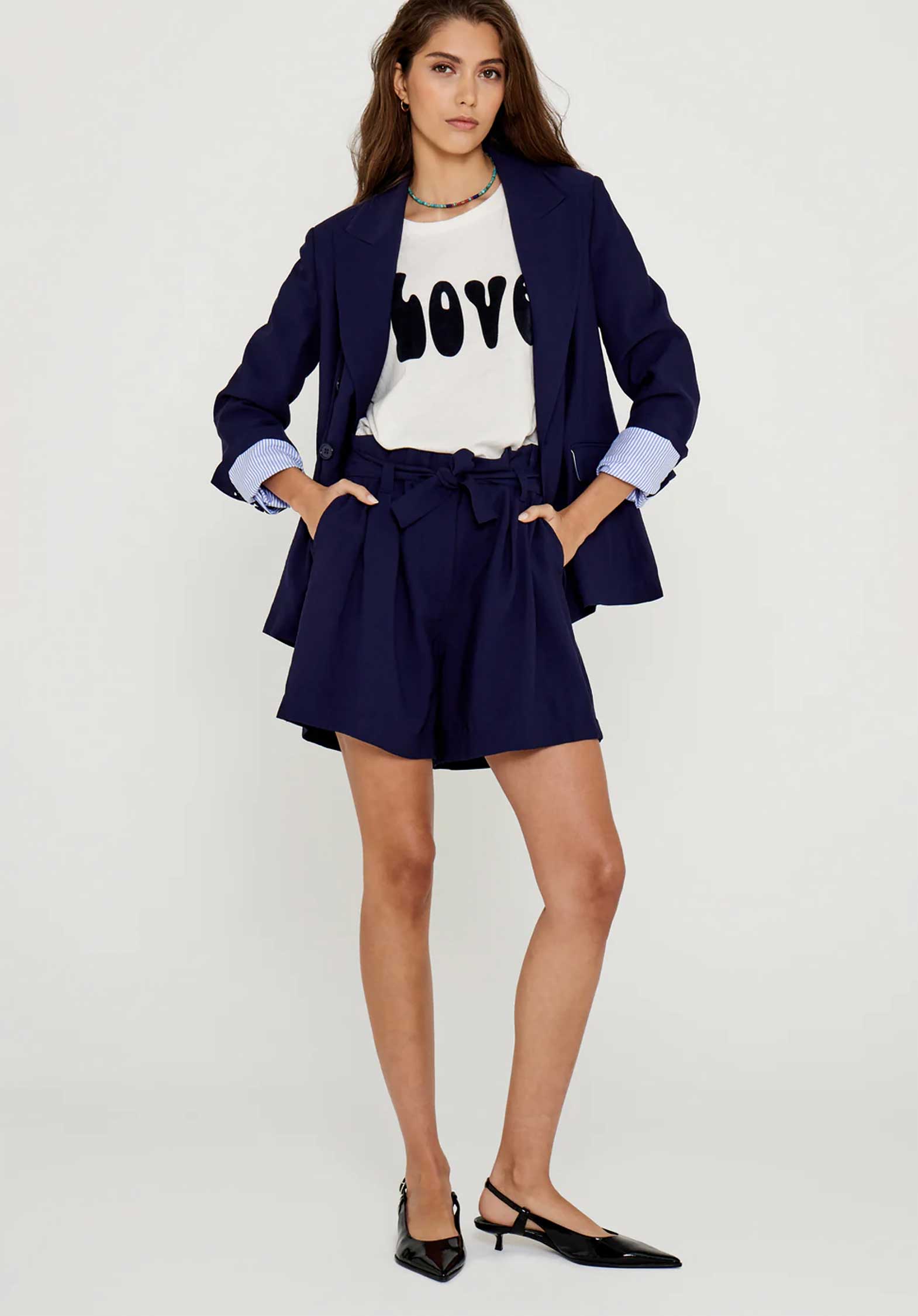 Shorts 97277suzanne Navy | Color: NAVY | Size: FR-40 Refurbished - N/A (I could not find a well-known brand with this name refurbished available on Cerqular