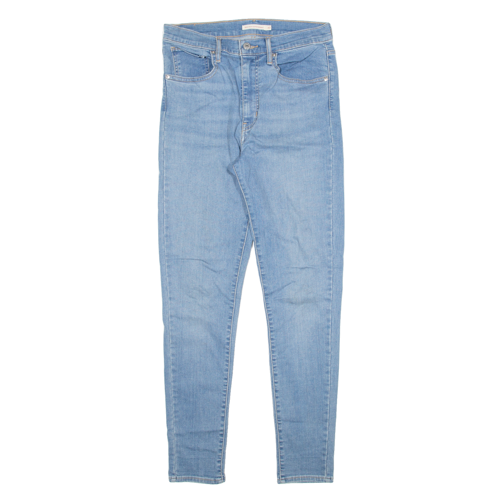LEVI'S Mile High Womens Jeans Blue Slim Skinny W30 L30 Refurbished - N/A refurbished available on Cerqular