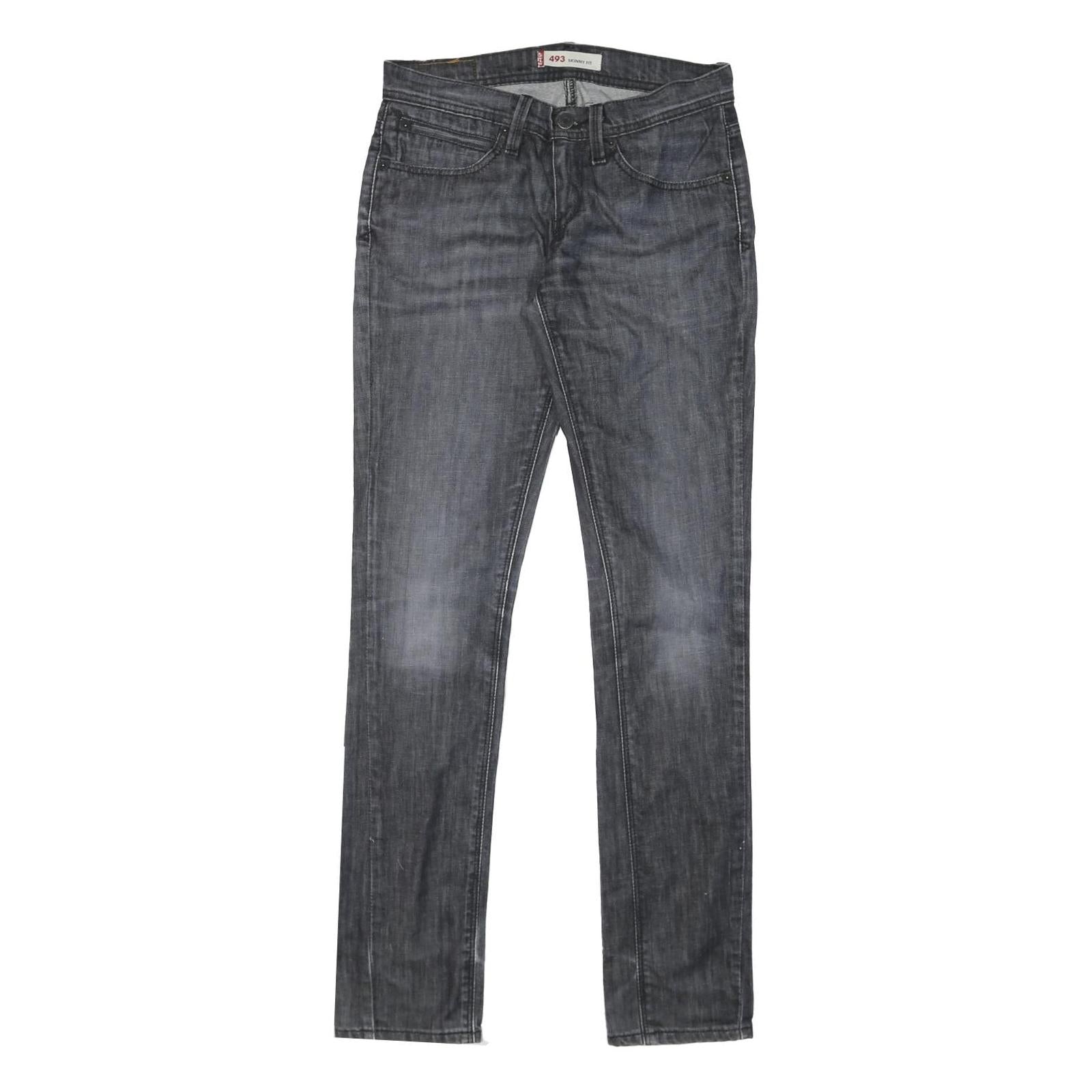 LEVI'S 493 Womens Jeans Blue Slim Skinny Denim Medium W29 L33 Stylish Refurbished - N/A refurbished available on Cerqular