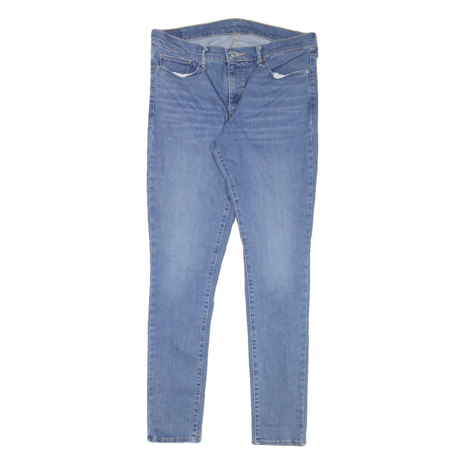 LEVI'S Womens Jeans Blue Slim Skinny Denim Medium W33 L31 Classic Fit Zip Refurbished - N/A refurbished available on Cerqular