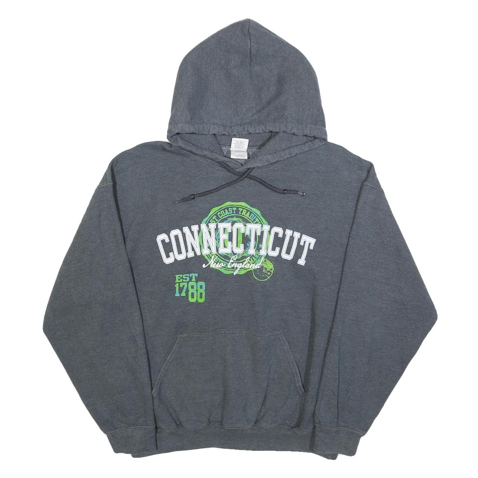 Buy GILDAN Mens Grey Connecticut Print Pullover Hoodie L Casual Cotton Blend Refurbished - $29.89 GILDAN Mens Grey Connecticut Print Pullover Hoodie L Casual Cotton Blend Refurbished - N/A refurbished available on Cerqular