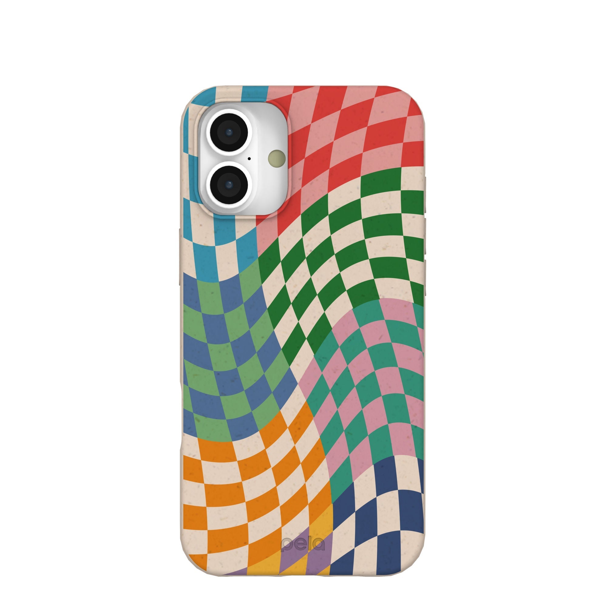 Seashell Patchwork iPhone 16 Plus Case Refurbished - Pela Case refurbished available on Cerqular
