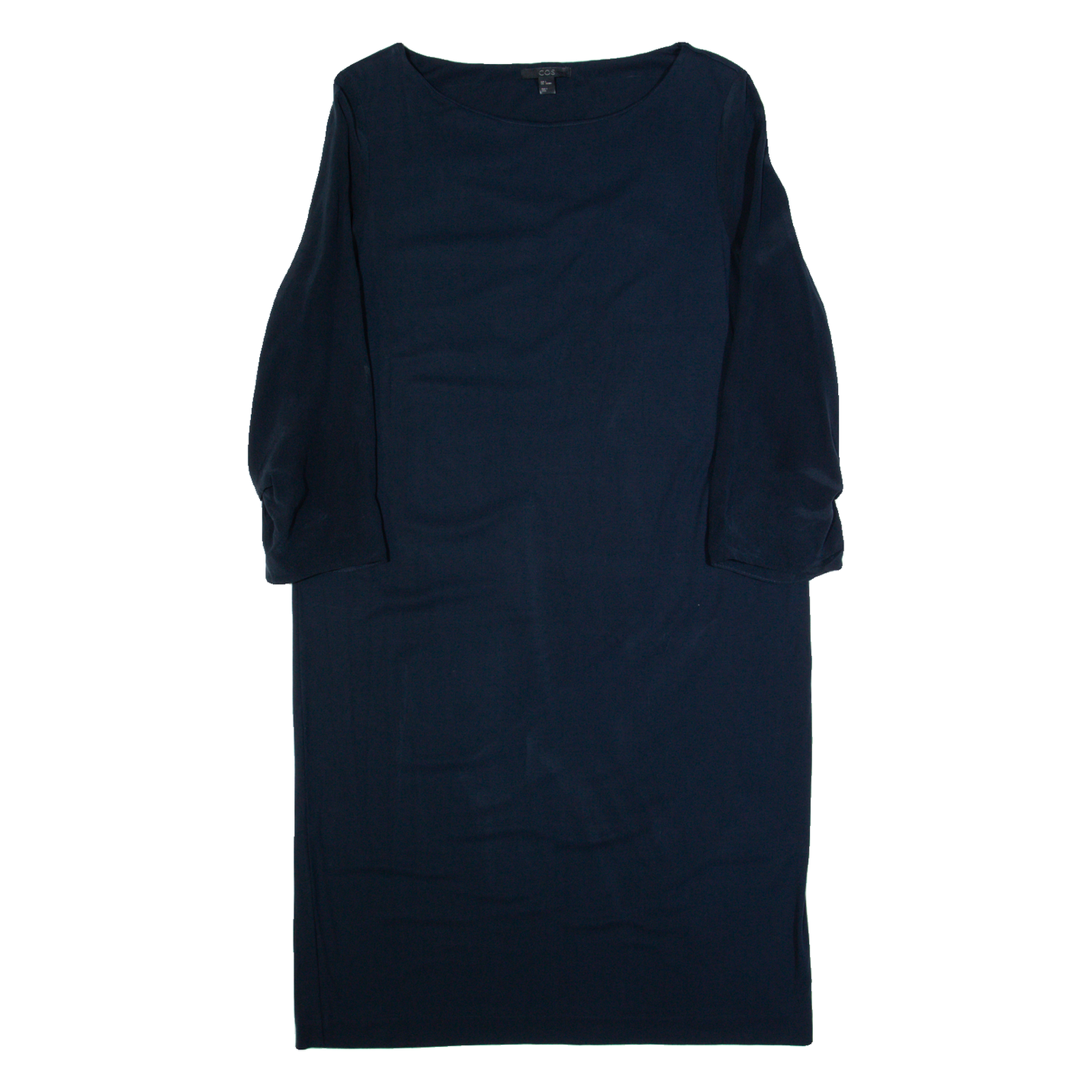 COS Womens Shift Dress Blue Long Sleeve Midi S Refurbished - N/A refurbished available on Cerqular