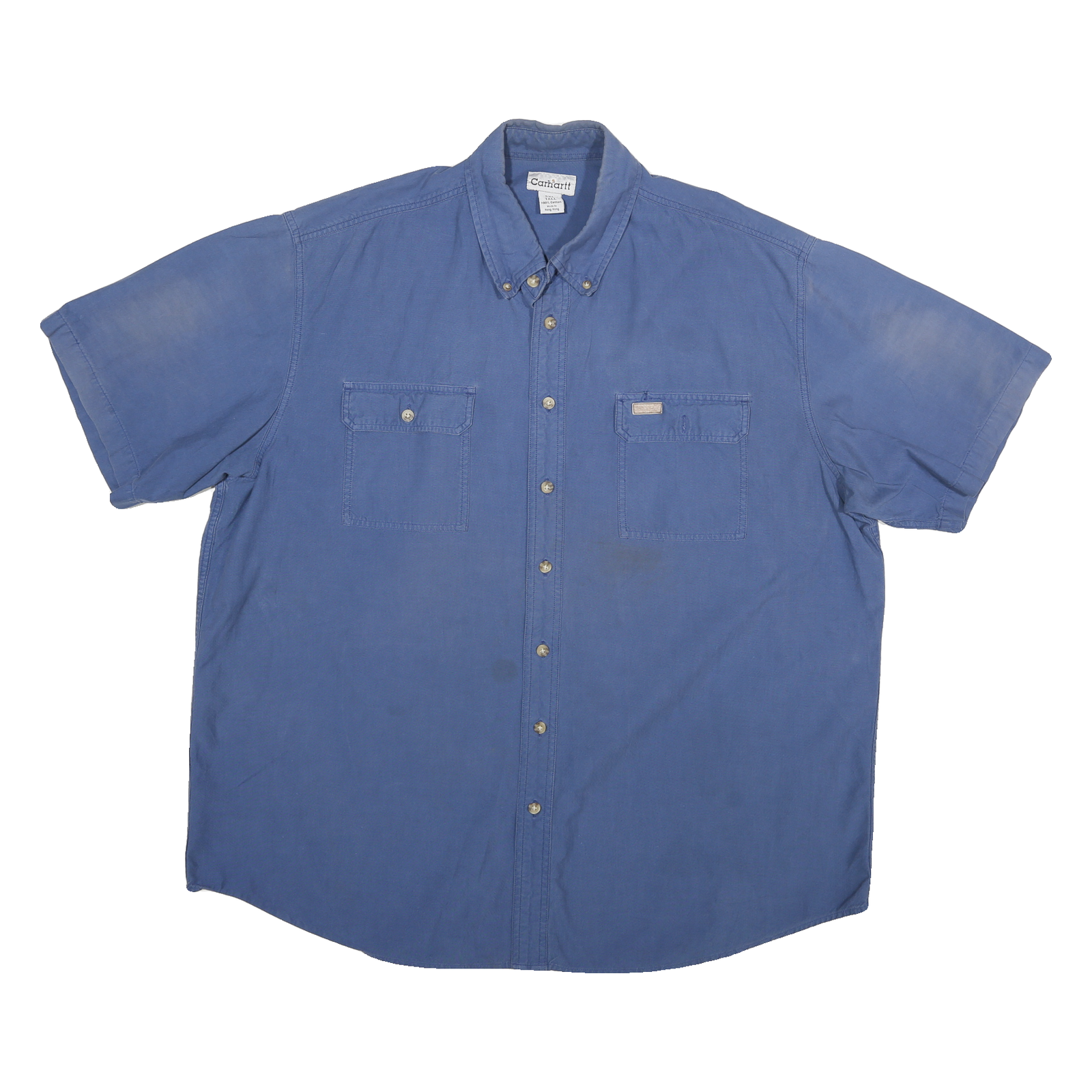 Buy CARHARTT Mens Blue Cotton Blend Short Sleeve Shirt 2XL Workwear Casual Refurbished - $50.69 CARHARTT Mens Blue Cotton Blend Short Sleeve Shirt 2XL Workwear Casual Refurbished - N/A refurbished available on Cerqular