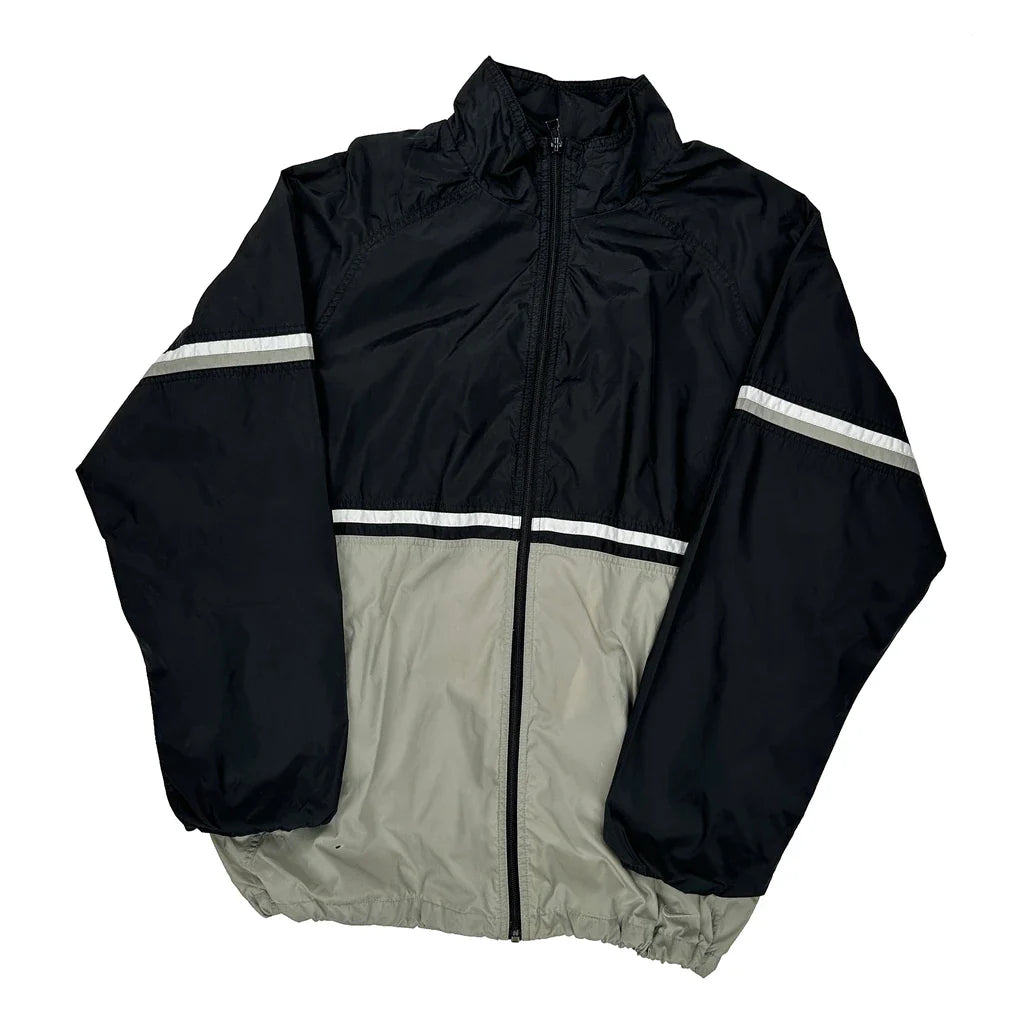 Buy Nike Windbreaker - Large Black Polyester Refurbished - $84.41 Nike Windbreaker - Large Black Polyester Refurbished - Thrifted (note: this is a term often used to describe second- refurbished available on Cerqular