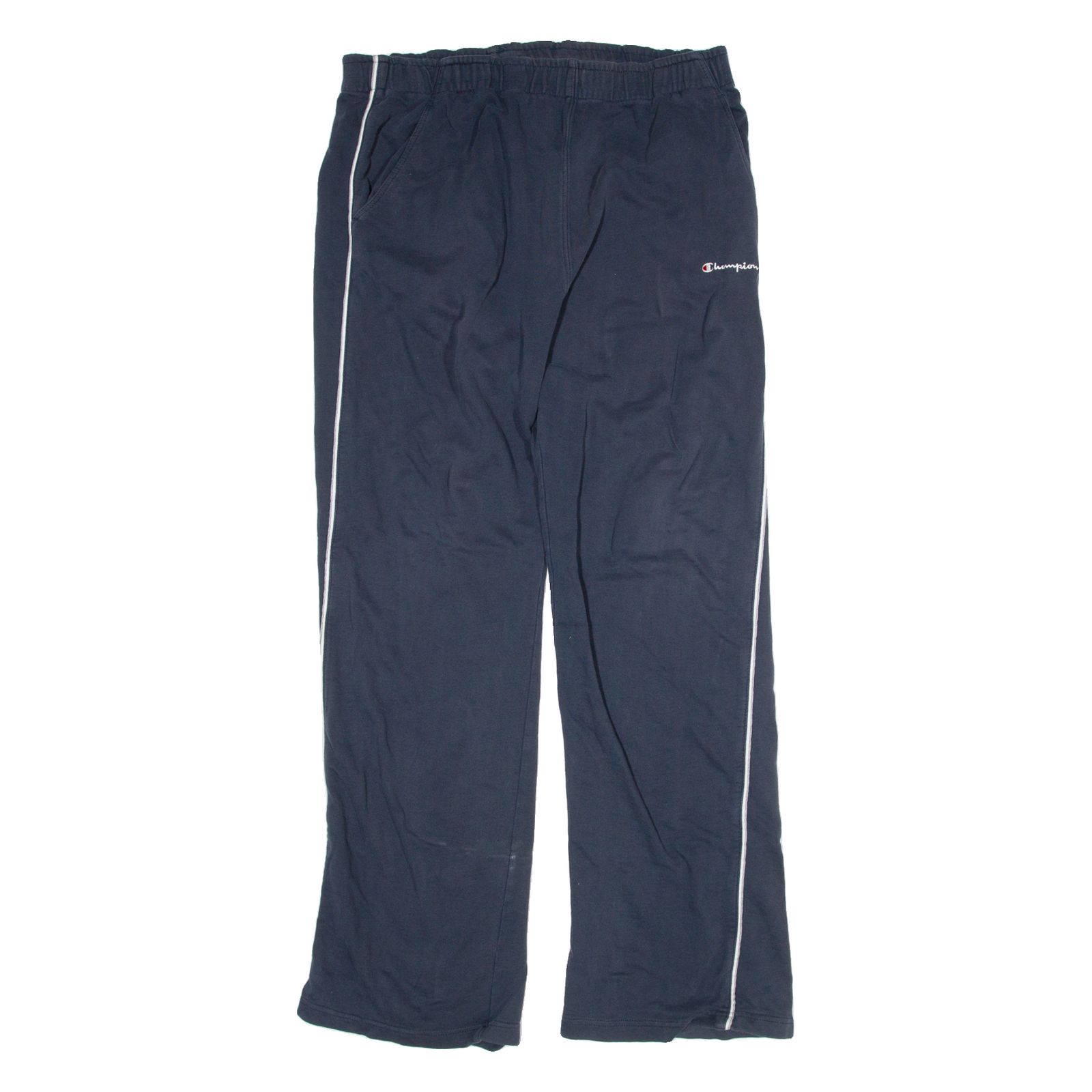 CHAMPION Mens Sweatpants Blue Straight L W36 L30 Refurbished - N/A refurbished available on Cerqular