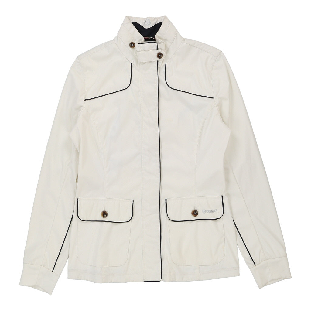 Golf Colmar Jacket - Medium White Polyester Refurbished - Thrifted (note: this is a term often used to describe second- refurbished available on Cerqular