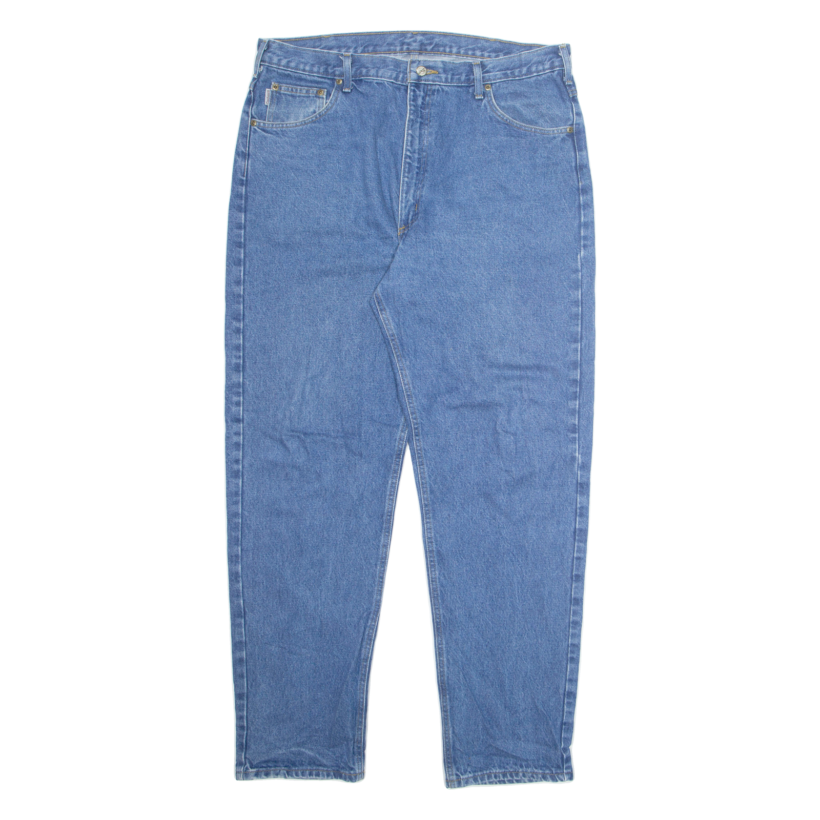 CARHARTT Mens Jeans Blue Regular Straight W40 L34 Refurbished - N/A refurbished available on Cerqular