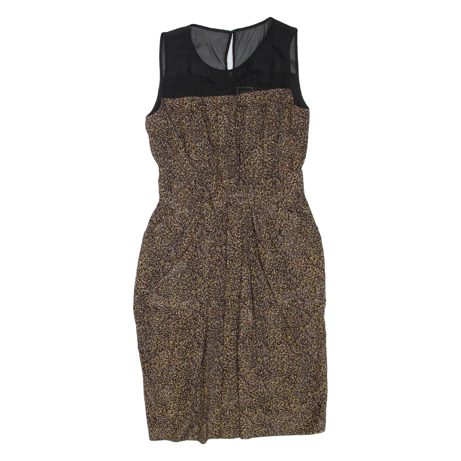 HOBBS LONDON N.w.3 Womens Day Dress Black Spotted Sleeveless Short S Refurbished - N/A refurbished available on Cerqular